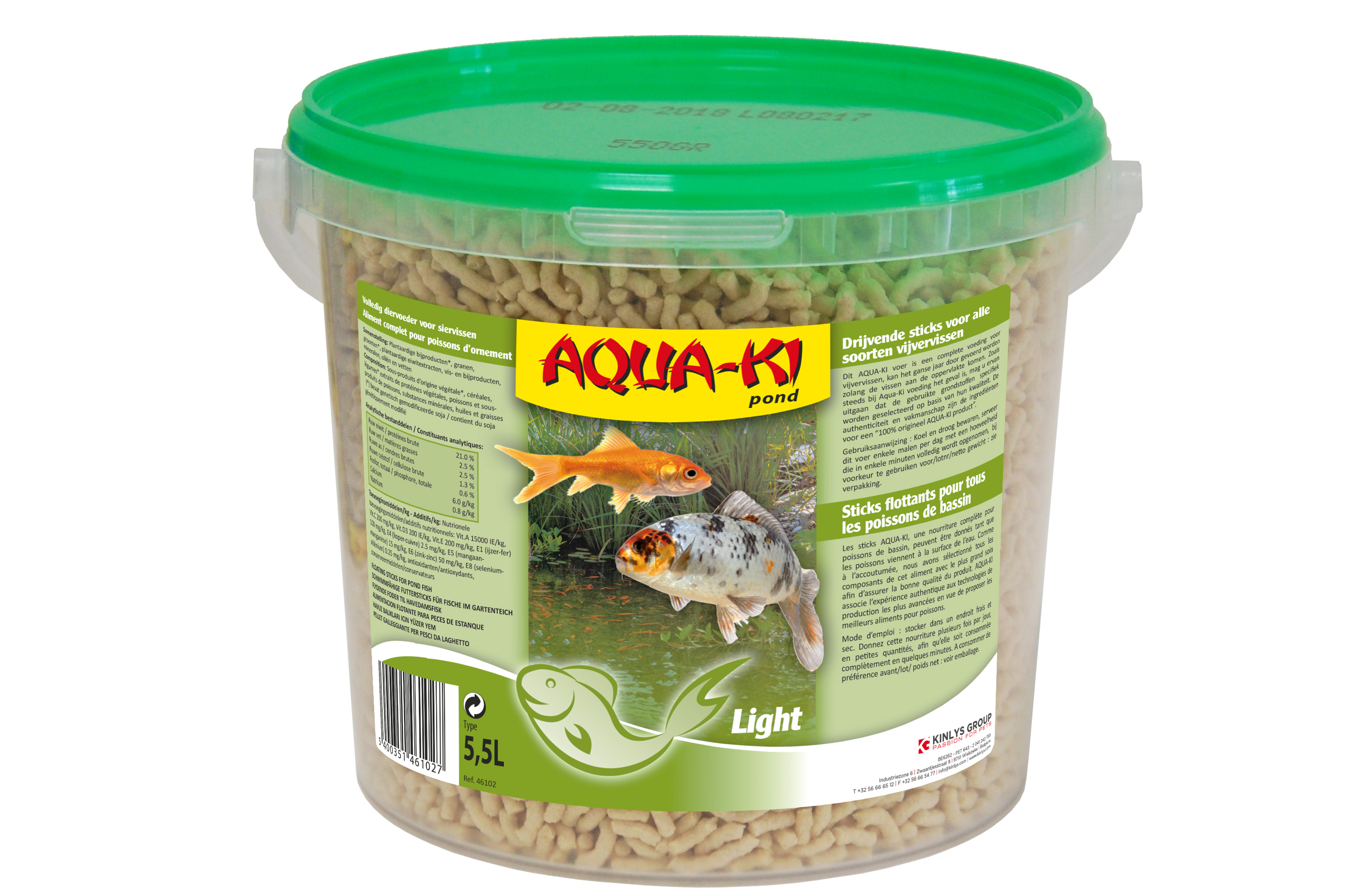 AQUA-KI GREEN 5,5 L - 450 GRAM BUCKET