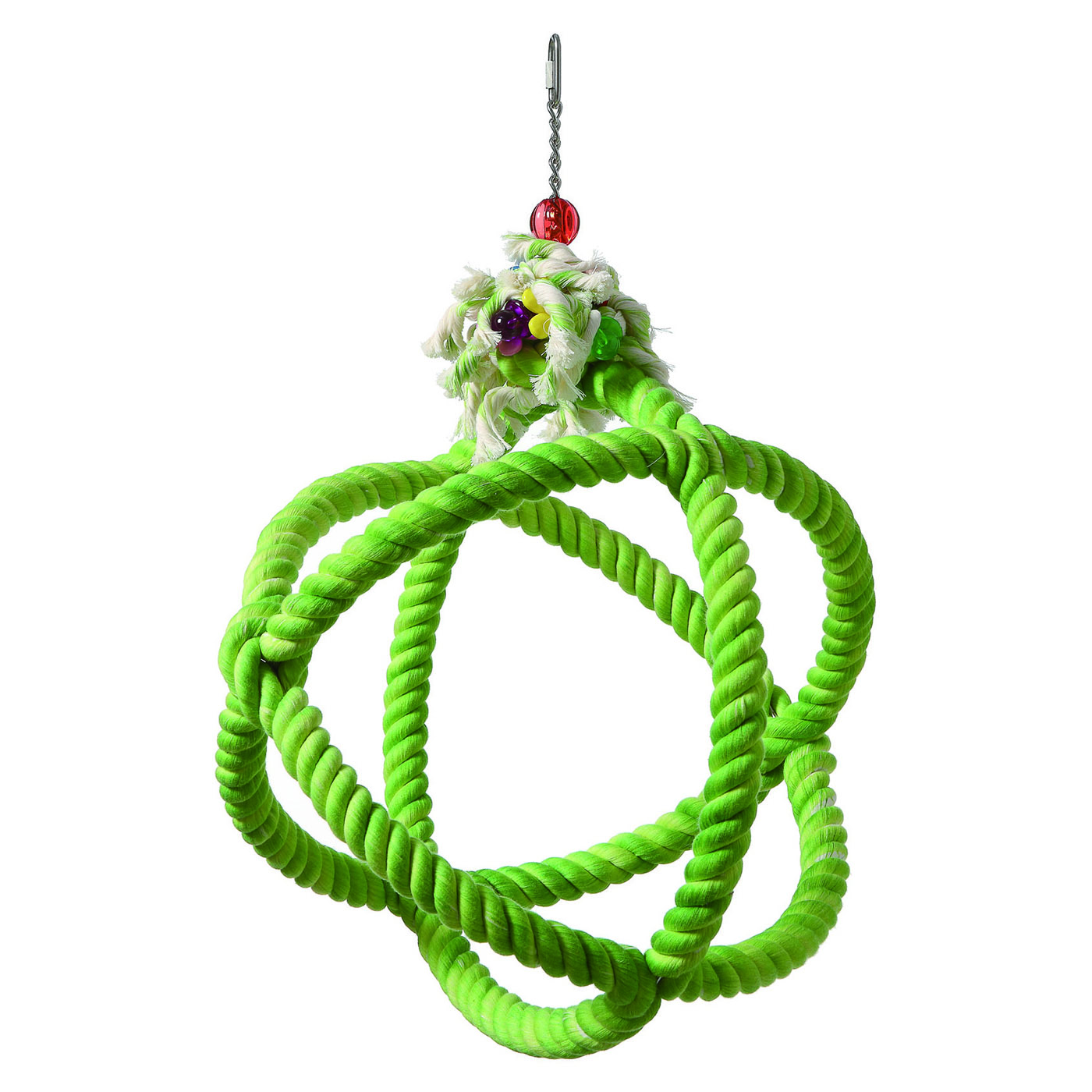 BIRD TOY ROPE ORBITER PERCH N SWING LARGE