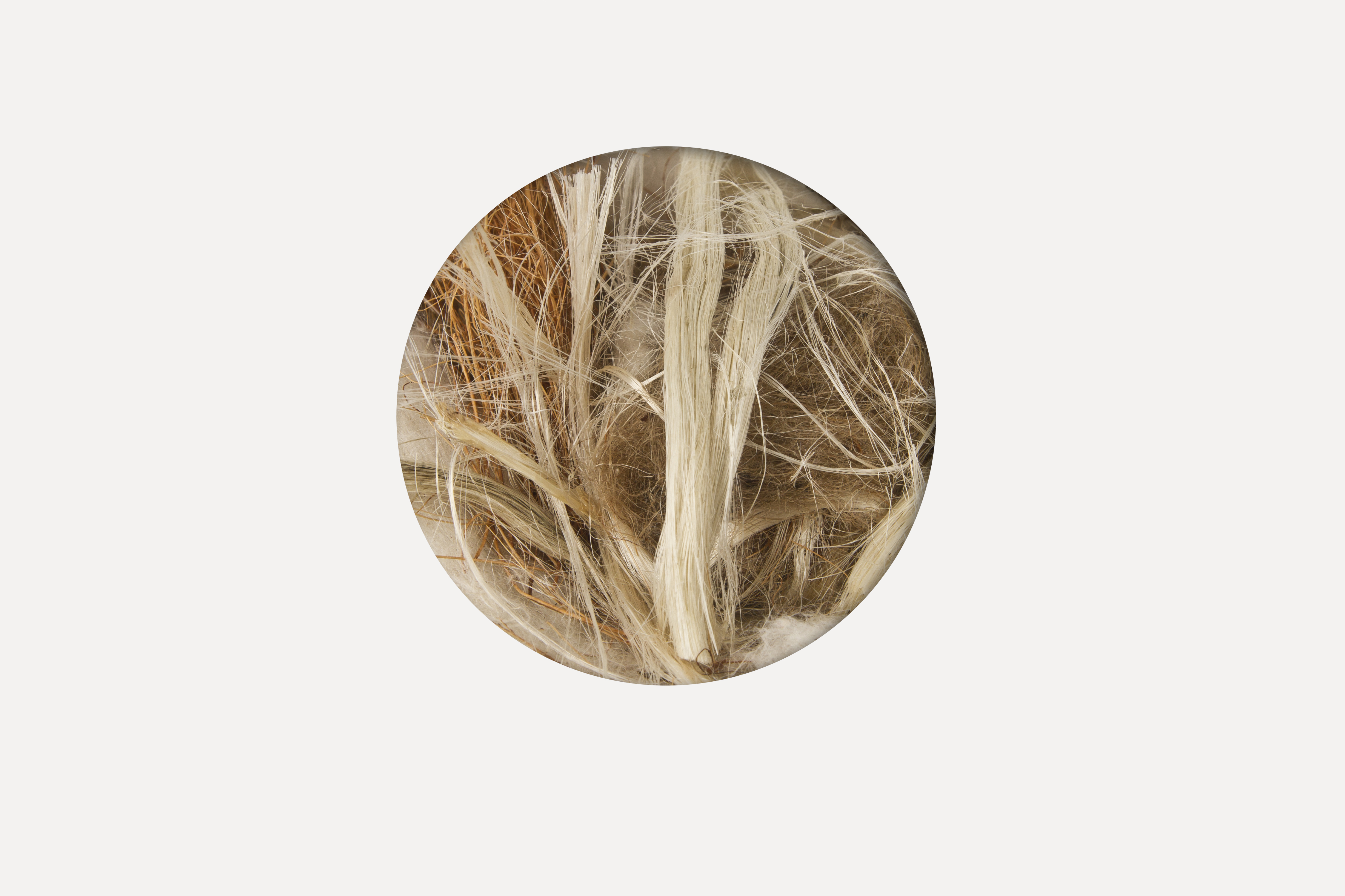 MIX VAN JUTE, KATOEN, SISAL, COCOSVEZELS / 250GR