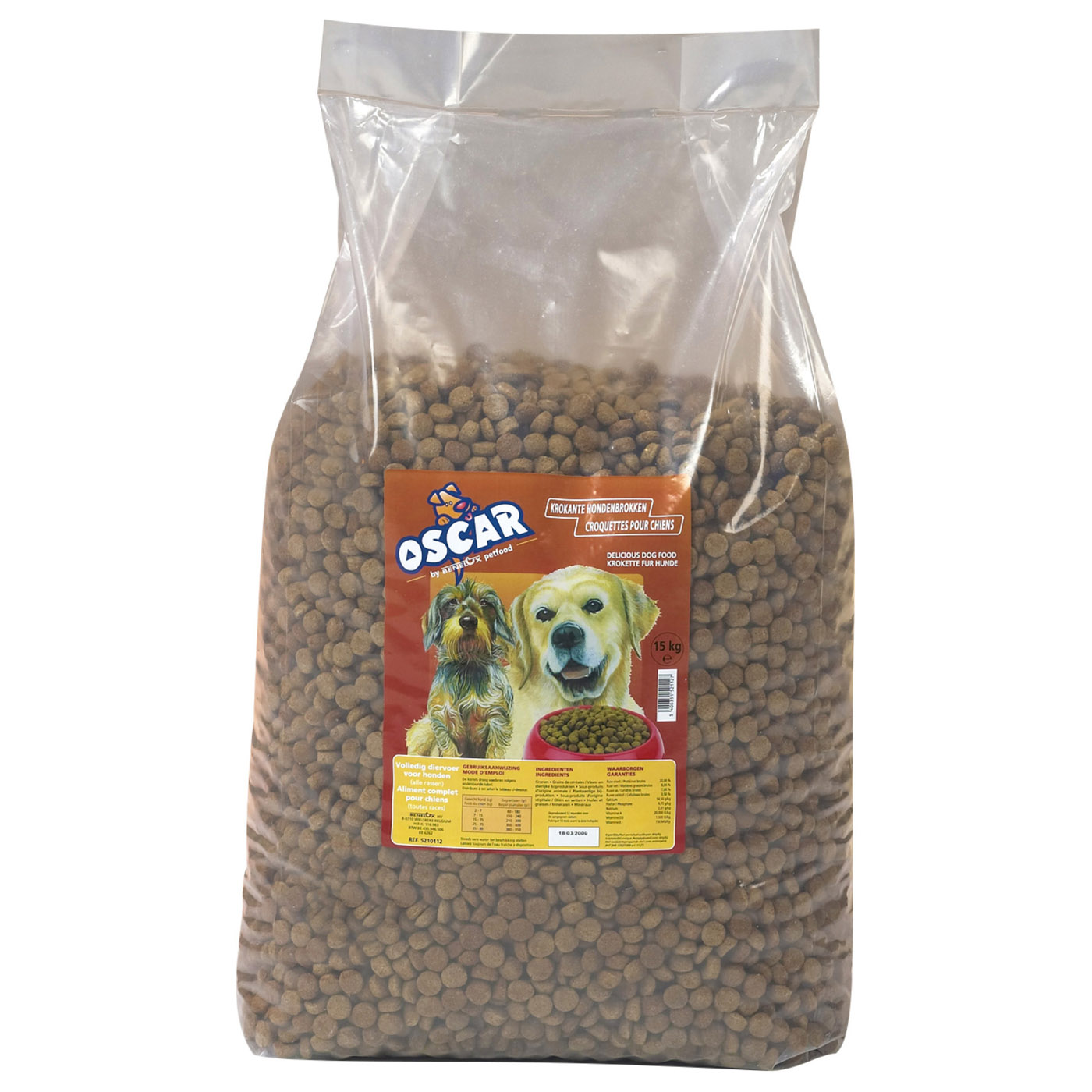 CROQUETTES POUR CHIENS "OSCAR" 15 KG