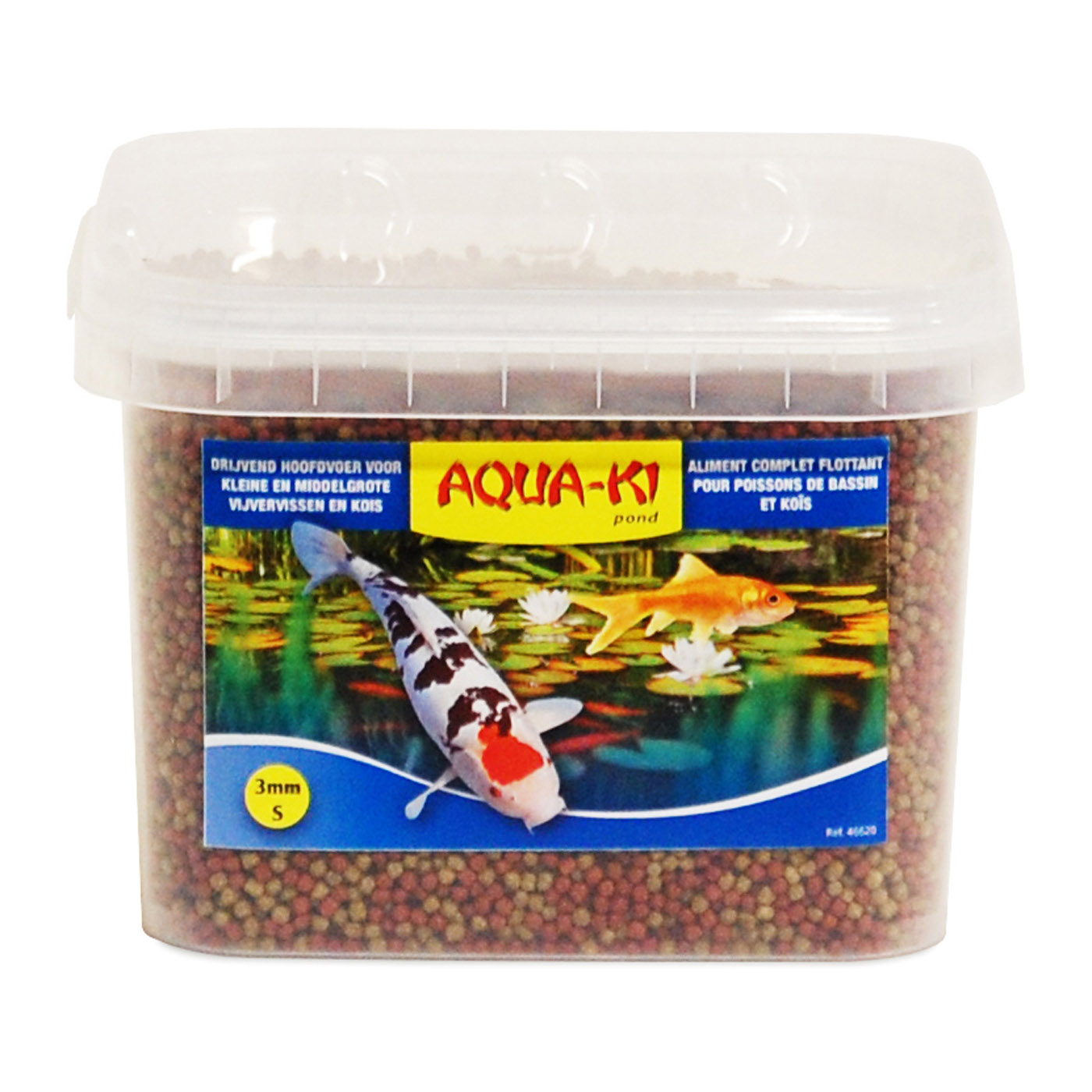 AQUA-KI BLUE POND FISH MIX 3 MM 3,5 L - 1,225 KG BUCKET