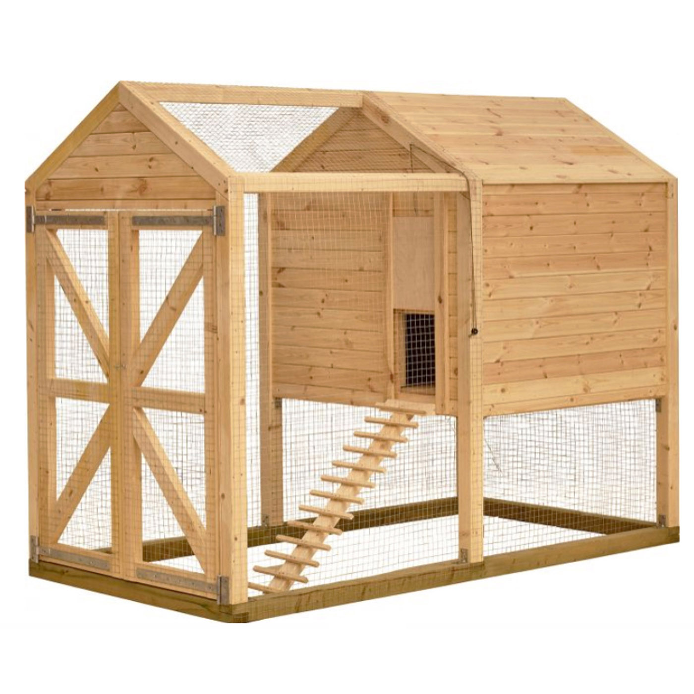 CHICKEN COOP WOOD FLUF 180 X 95 X 126 CM