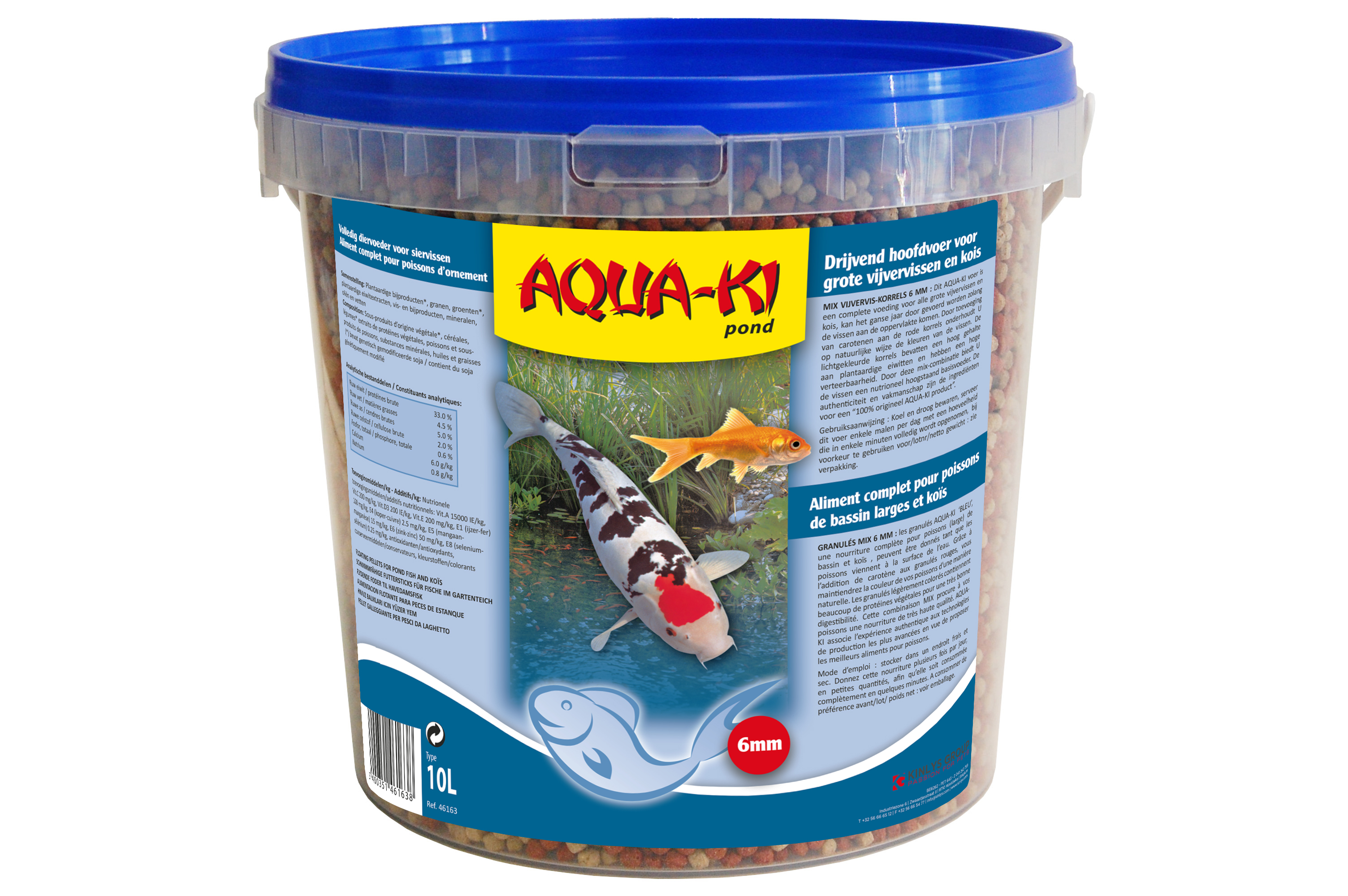 AQUA-KI BLUE 6 MM - 10 L - 3,75 KG BUCKET