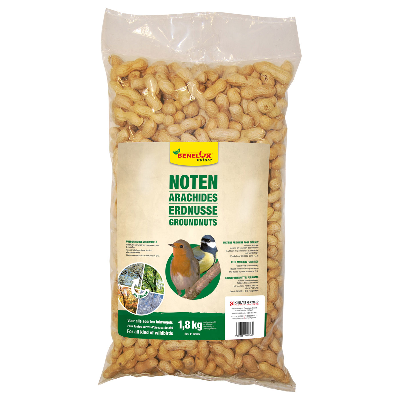 GROUNDNUTS IN SHELL 1,8KG