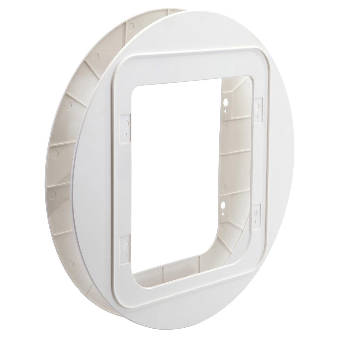 SUREFLAP MICROCHIP PET DOOR MOUNTING ADAPTOR - WHITE