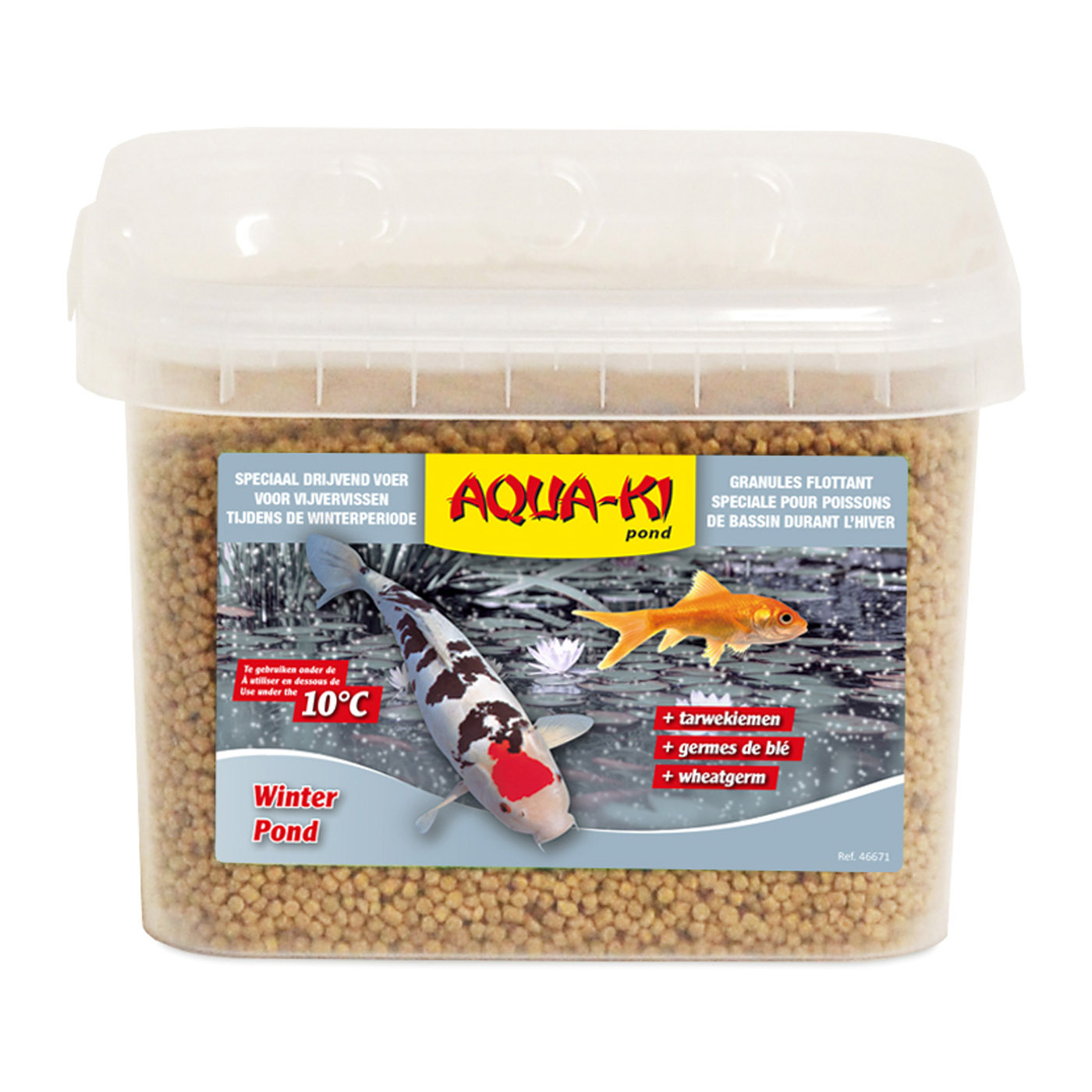 AQUA-KI NOURRITURE HIVER FLOTTANT 3,5 L - 1,225 KG