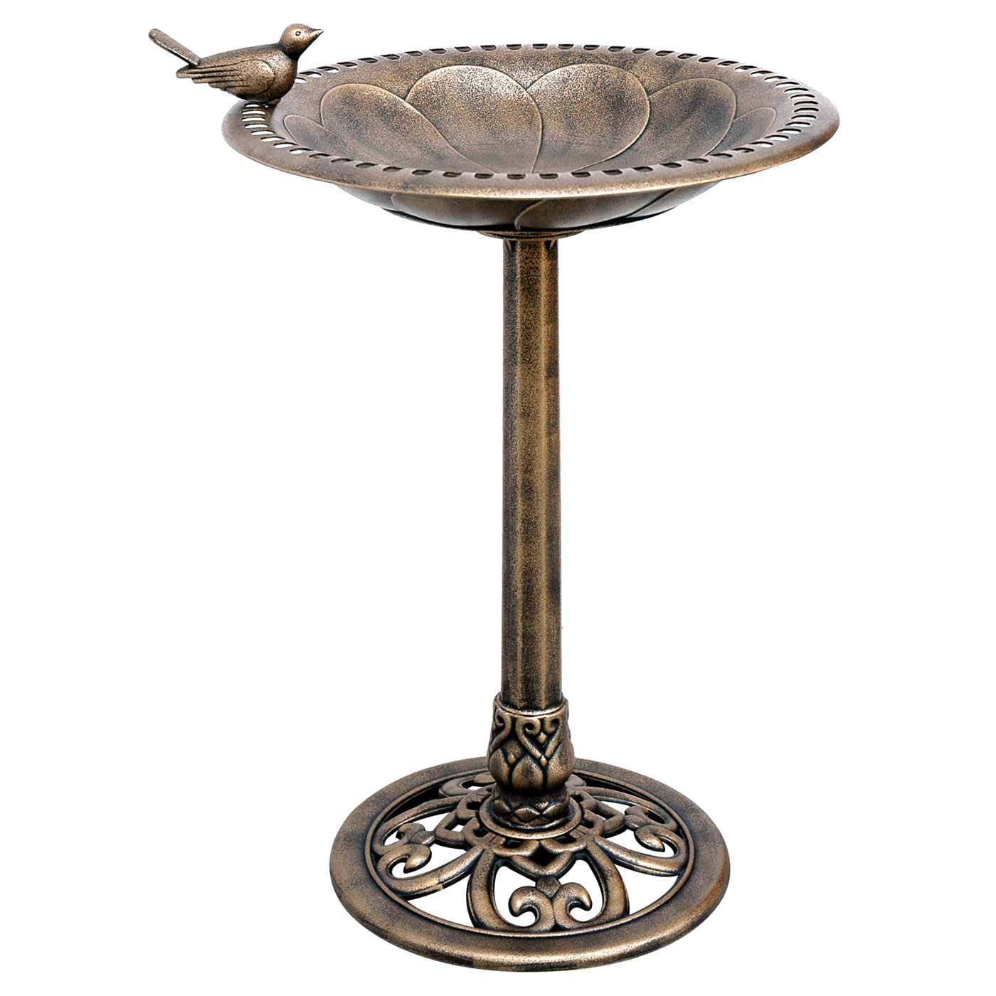 WATER DISH BIRD ALL SEASON BRONZE