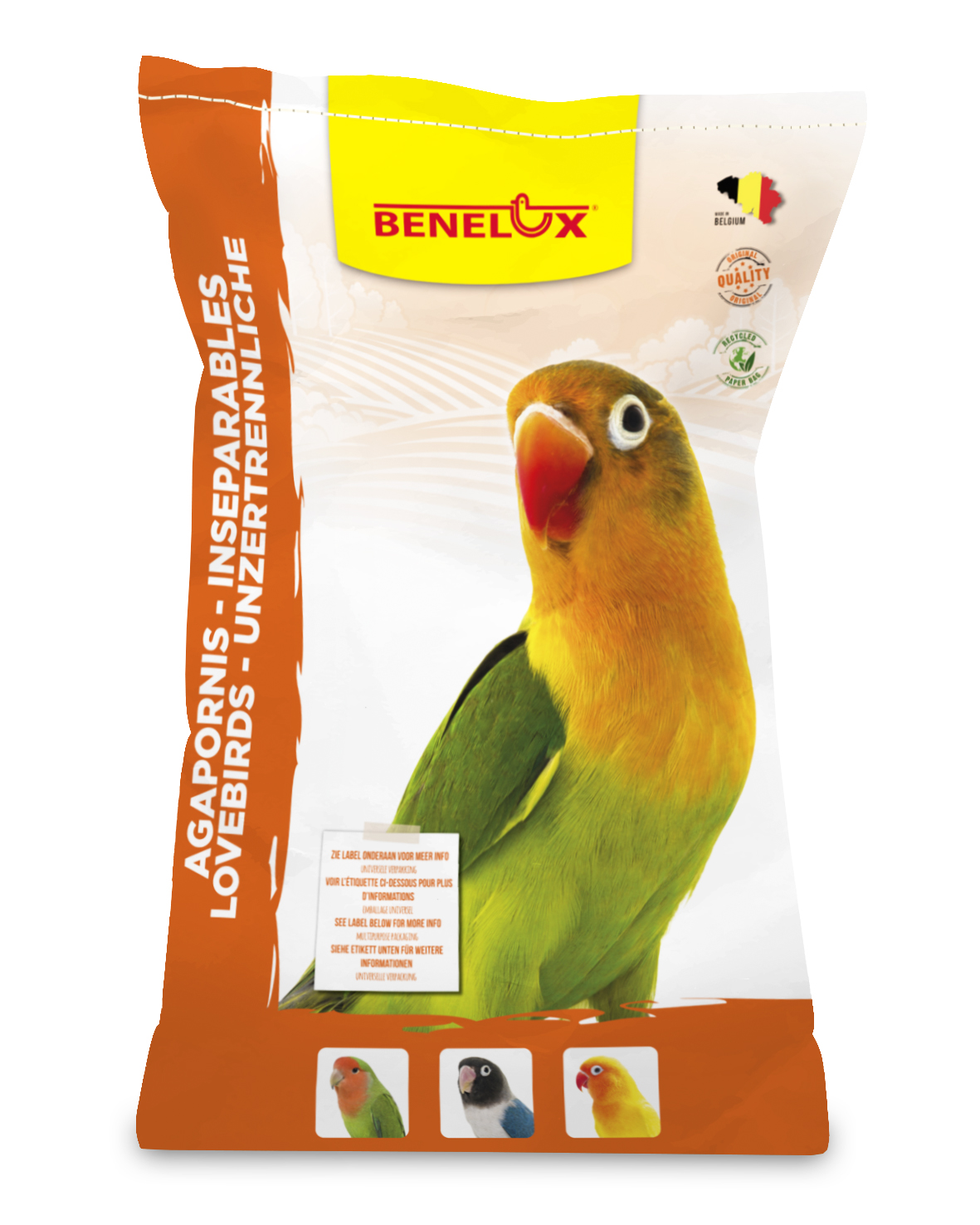 MIXTURE FOR LOVEBIRDS 25KG