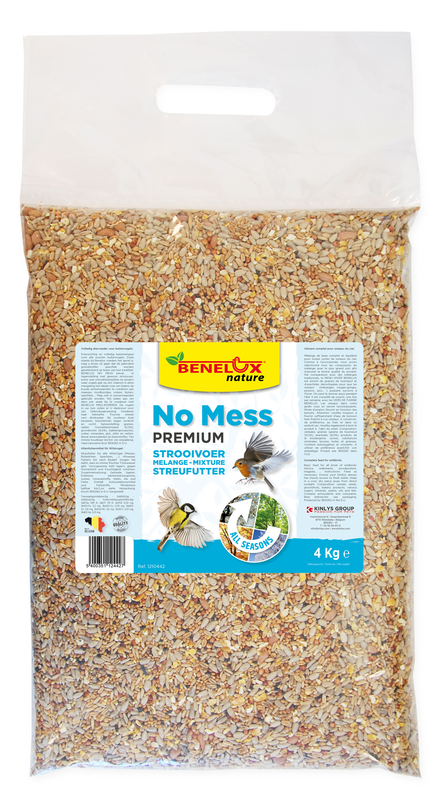 MELANGE OISEAUX DU CIEL 4KG NO MESS