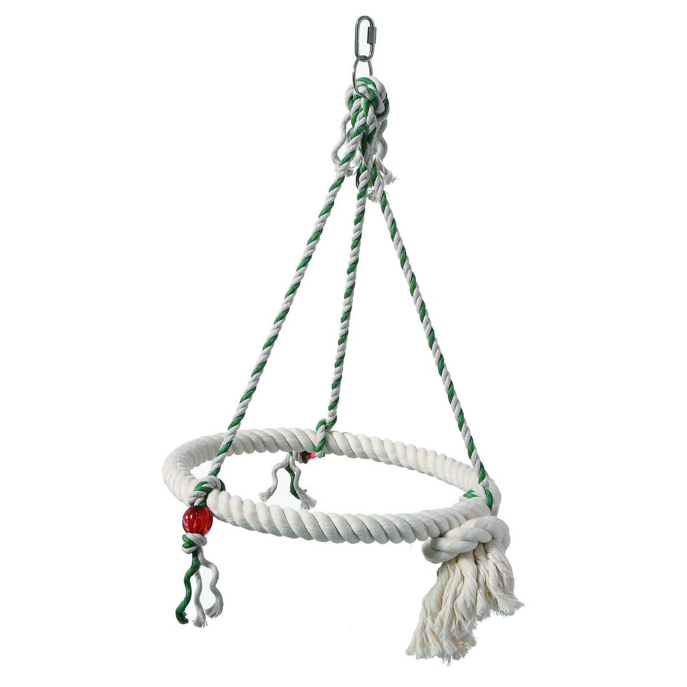 BIRD TOY COTTON TRI SWING MEDIUM