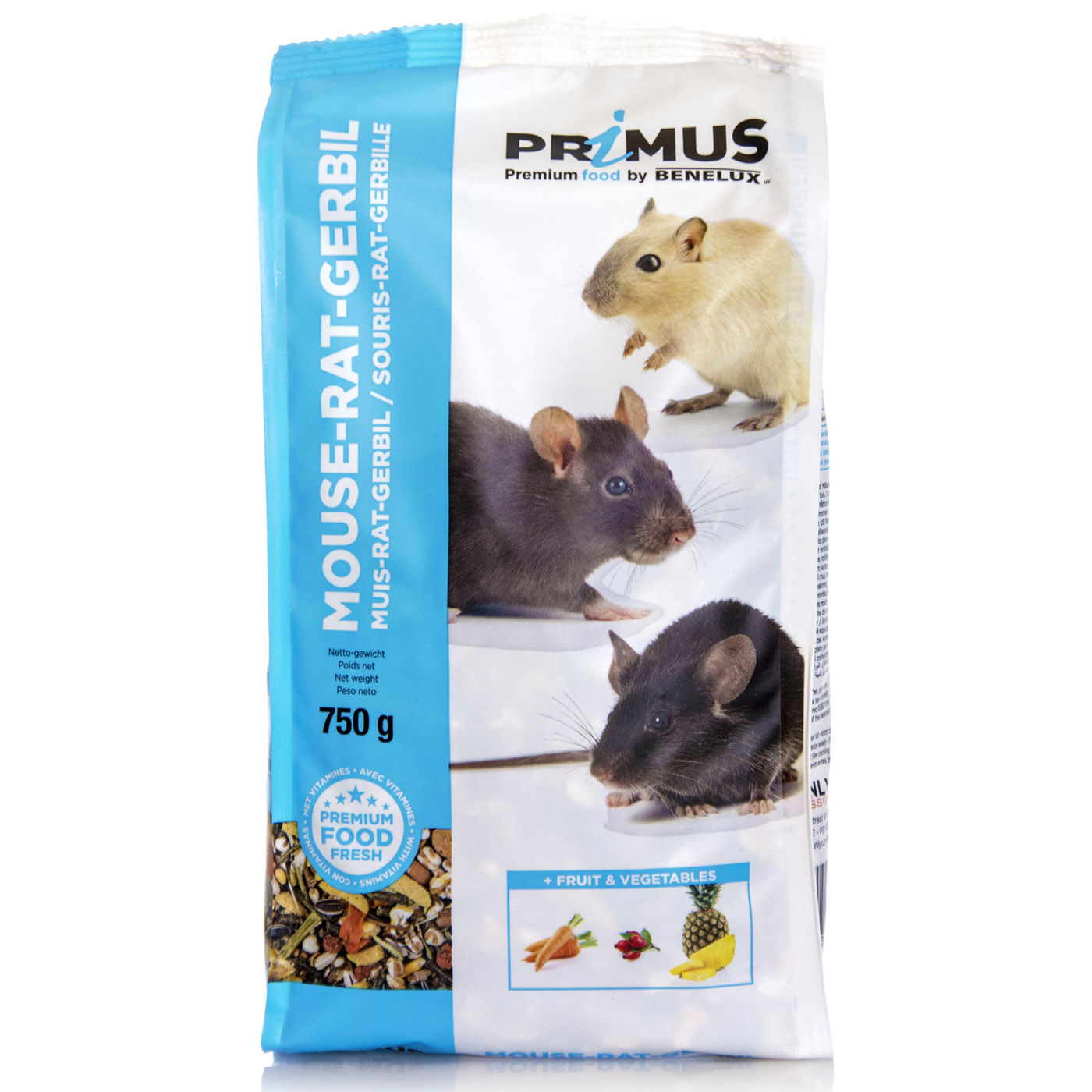 PRIMUS SOURIS RAT GERBILLE 750G