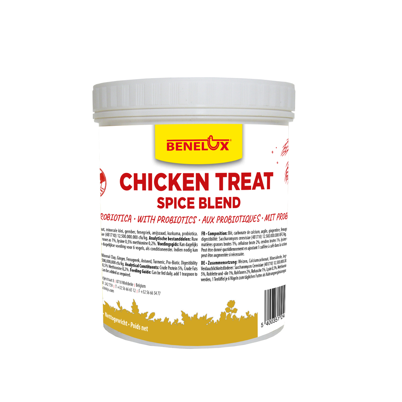 CHICKEN SPICE BLEND WITH PROBIOTICS 500 GR 