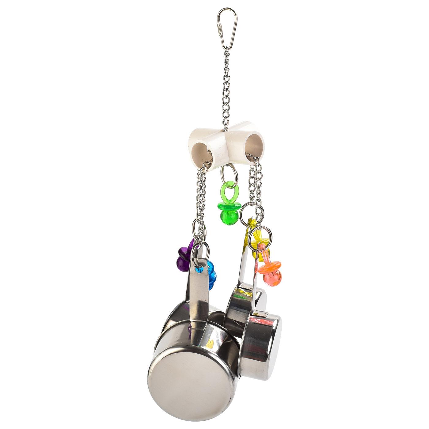 BIRD TOY PENDANT WITH PANS