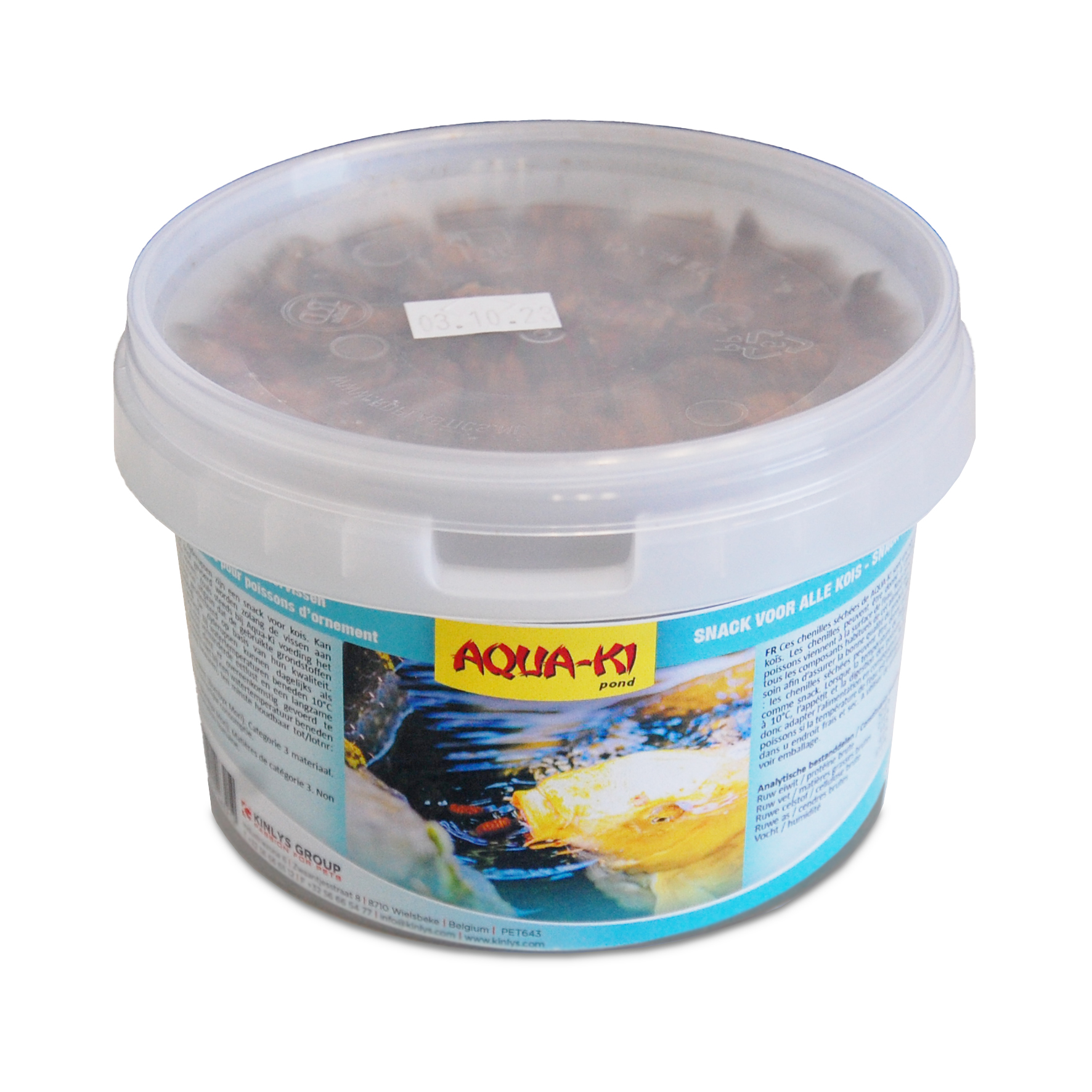 AQUA-KI CHENILLES 145 GRAMMES POND INSECTS