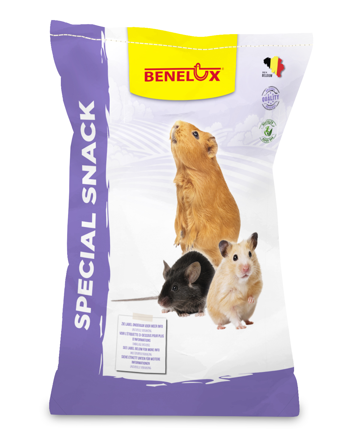 MELANGE SPECIAL SNACK 15 KG POUR TOUS LES RONGEURS SUPÉRIEUR