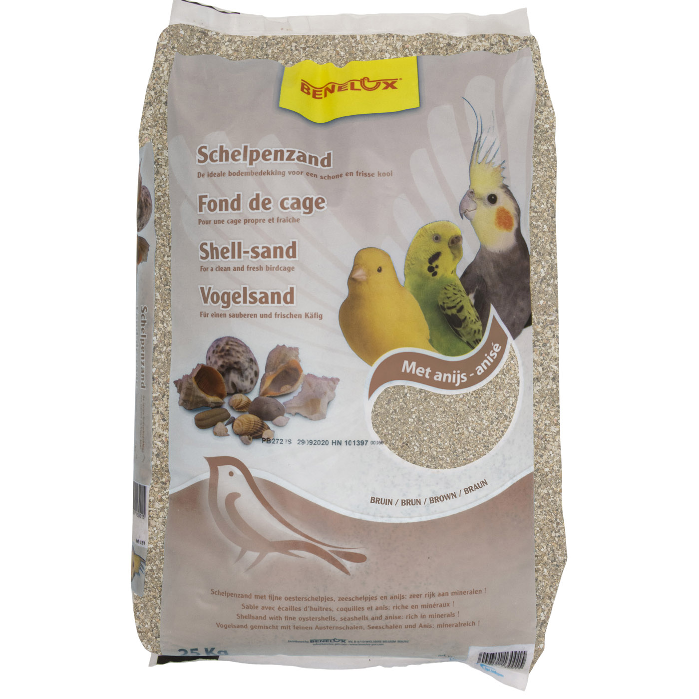 BROWN SHELL SAND 25KG