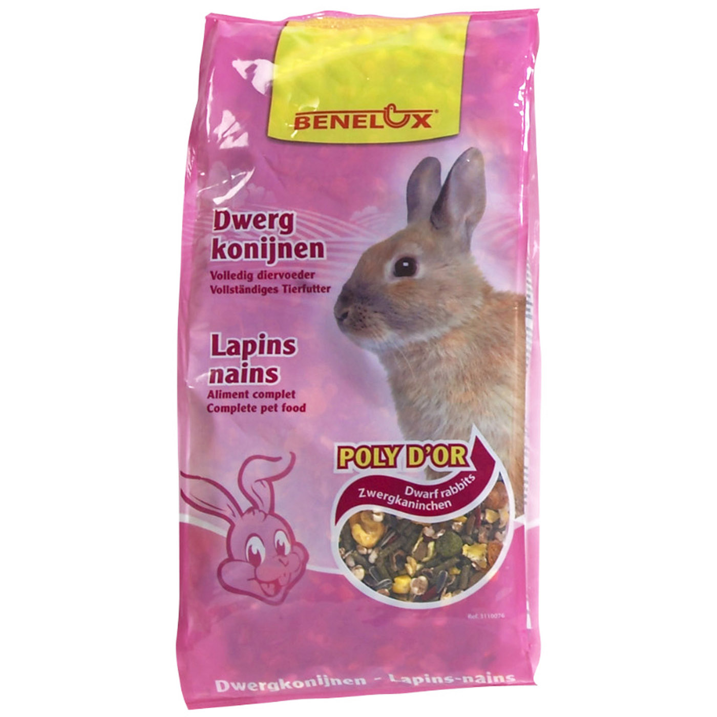 MELANGE LAPINS NAINS POLY D'OR 1,5 KG SUPÉRIEUR