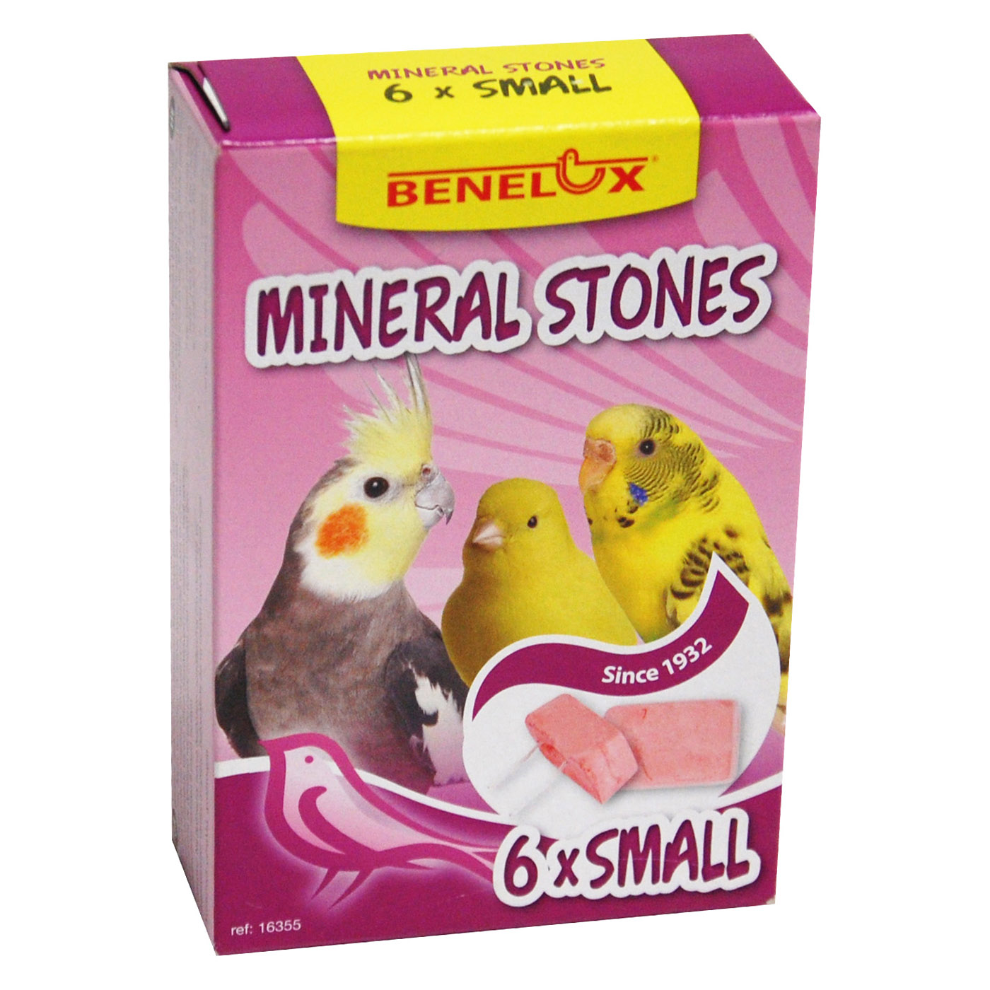 BENELUX MINERAAL STENEN 6 X SMALL