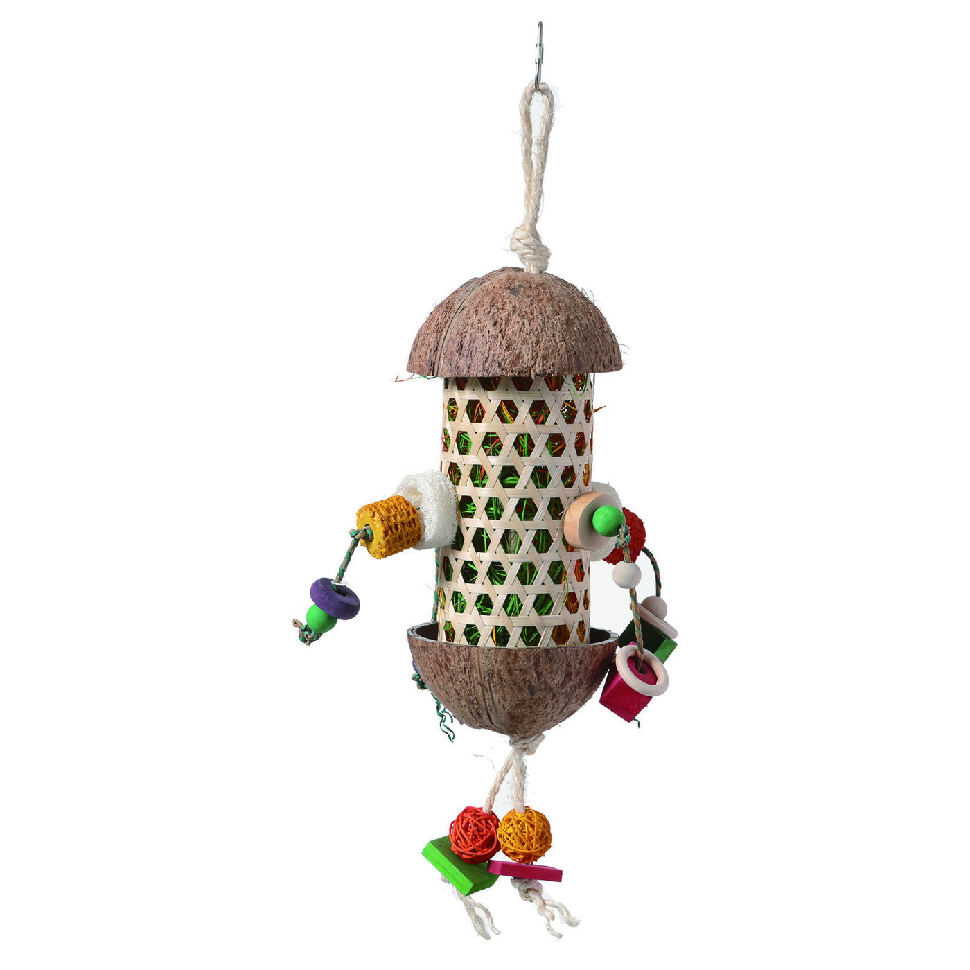 BIRD TOY COCO FORAGING BASKET