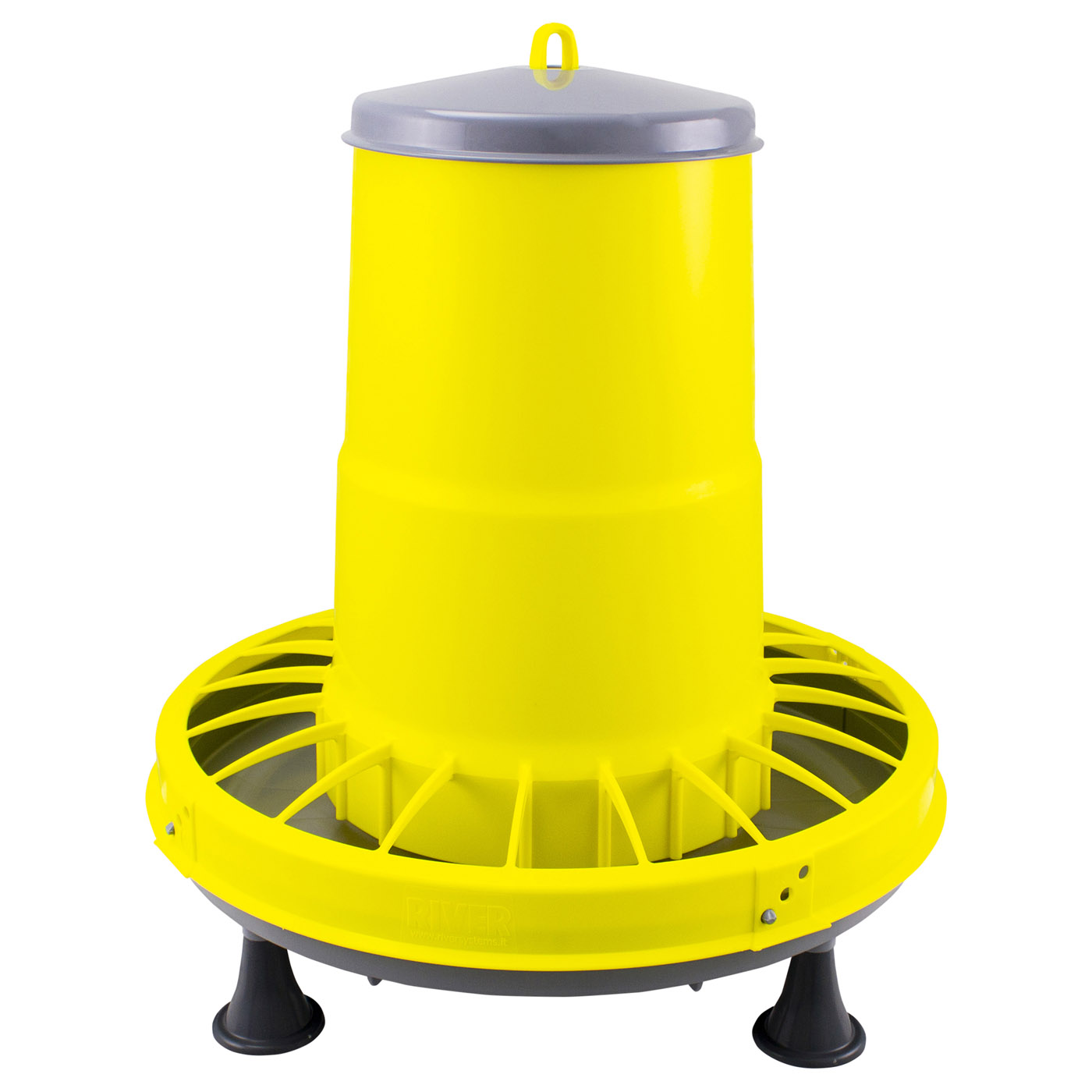 PLASTIC POULTRY FEEDER COMPACTA 22L