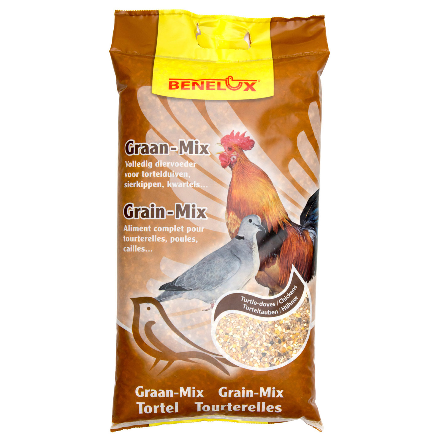 FOOD TURTLE DOVES, DUCKS, PHEASANTS 5 KG