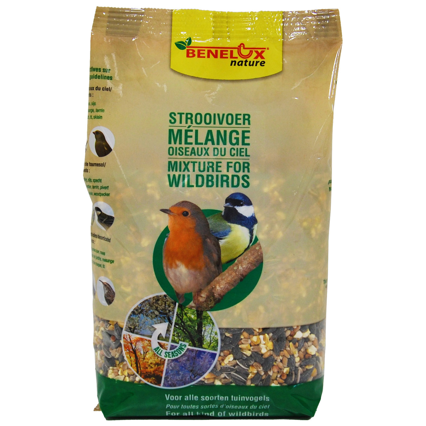 STROOIVOER 1KG VOOR VRIJE NATUURVOGELS