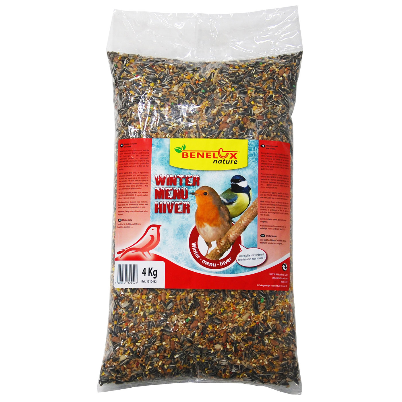 MENU HIVER POUR OISEAUX DU CIEL 4KG SAC