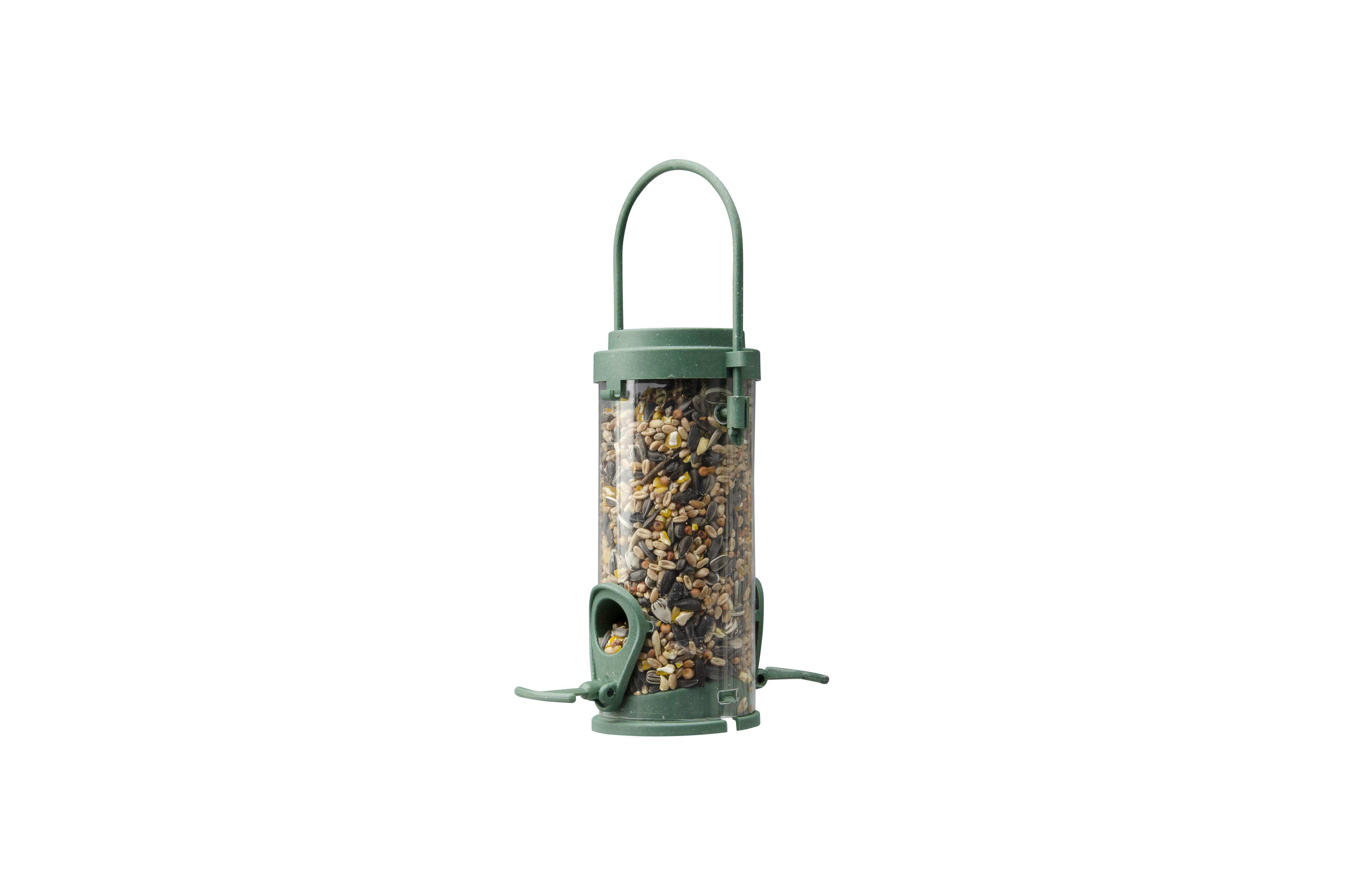 RECYCLED FEEDER WITH SEED MIXTURE