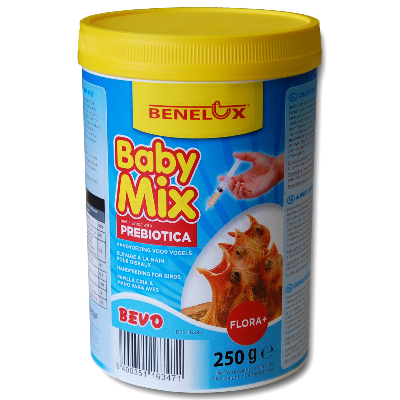 BABY MIX HANDFEEDING WITH PREBIOTICA 250 GR