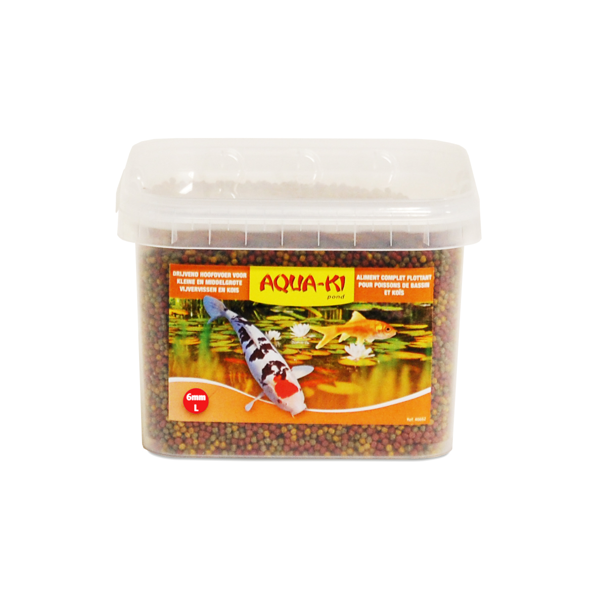 AQUA-KI ORANGE POND 3 COULEURS 6,0 MM 3,5 L - 1,19 KG SEAU