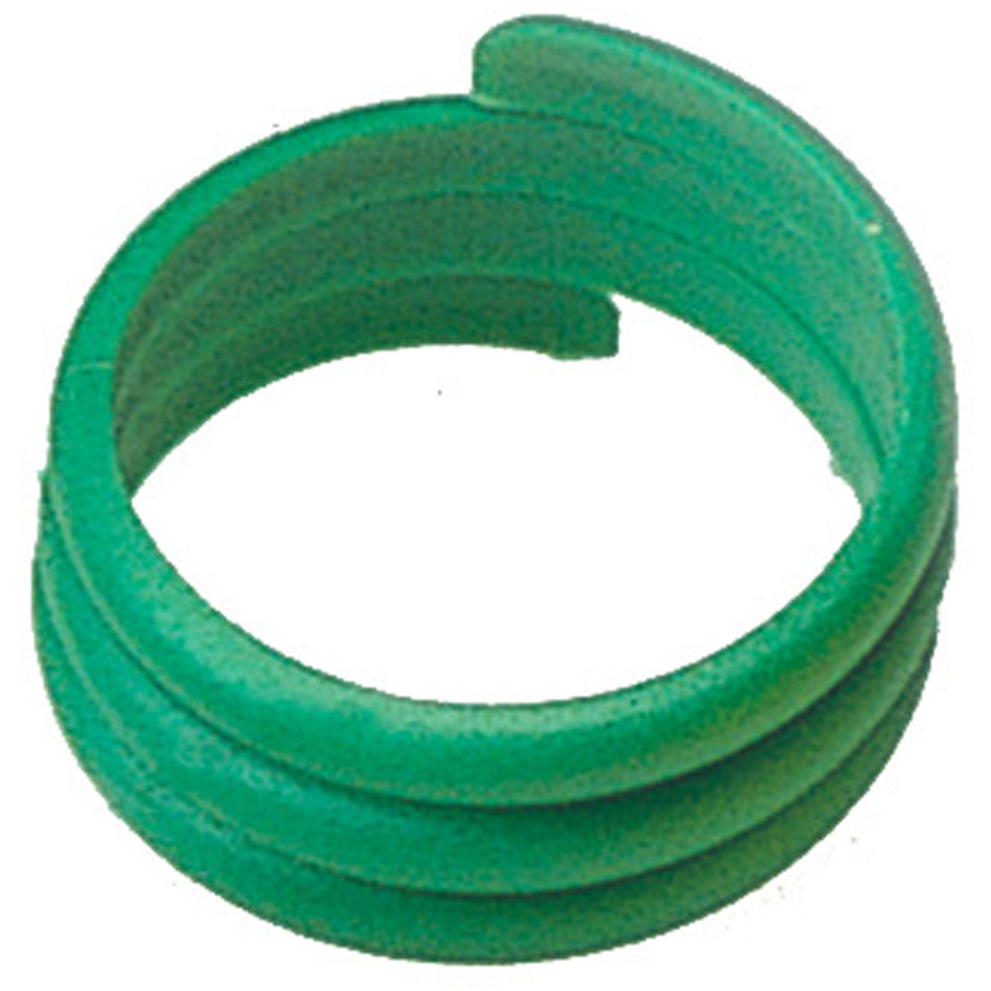 100 RINGEN SPIRAAL KIPPEN 18MM GROEN