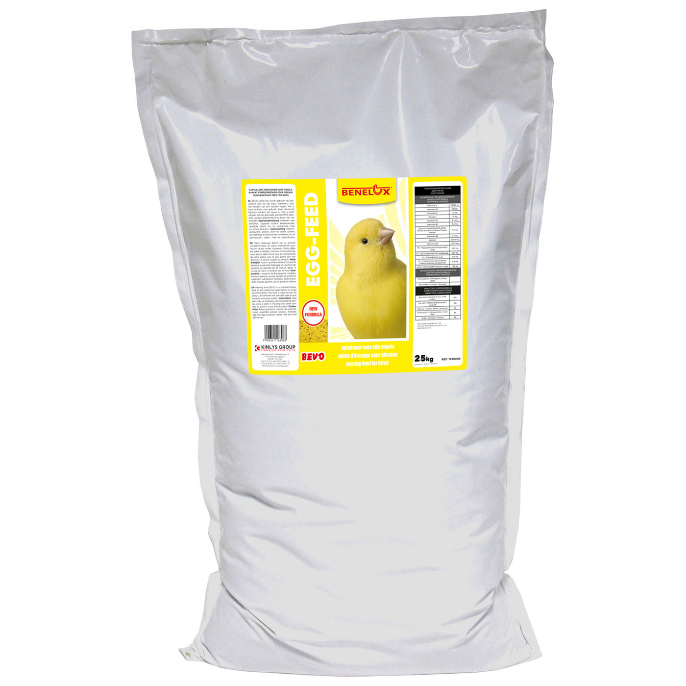 BEVO YELLOW EGGFOOD 25KG BAG