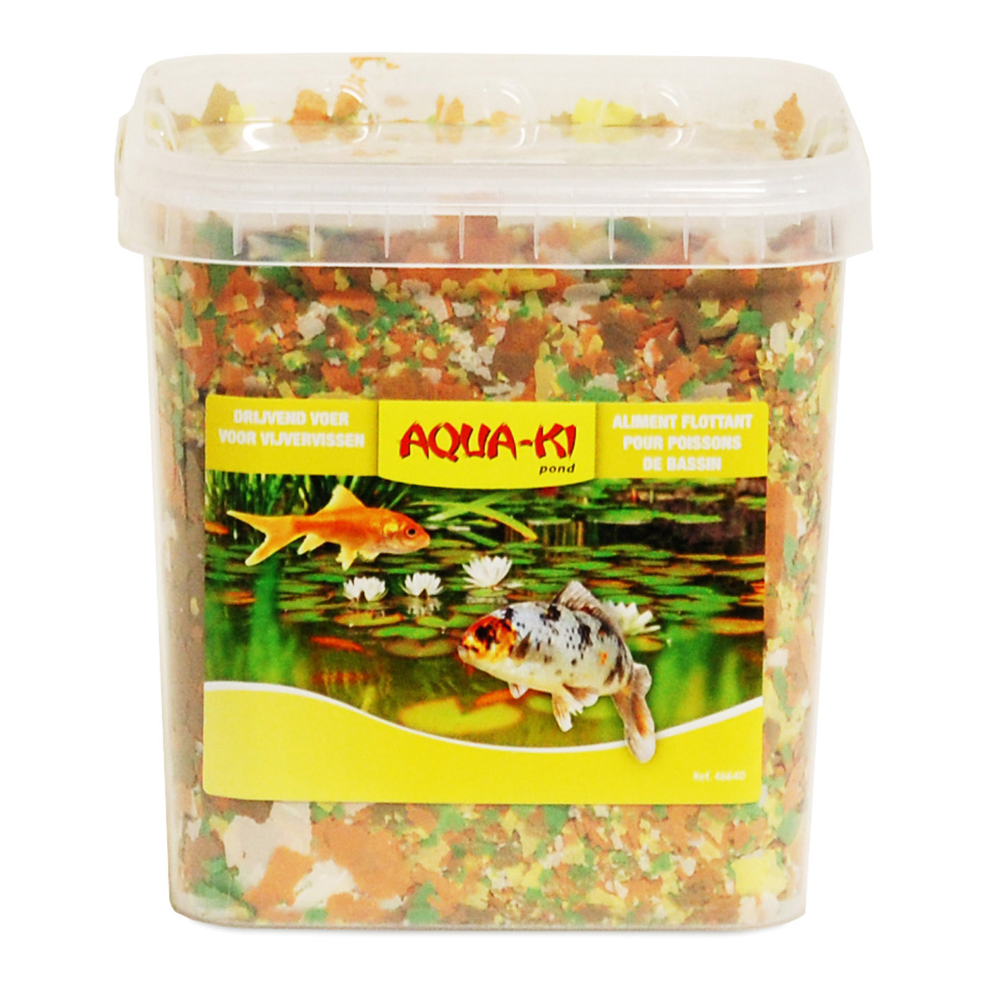 AQUA-KI JAUNE FLOCONS BASSIN SEAU 5,4 L - 0,67 KG