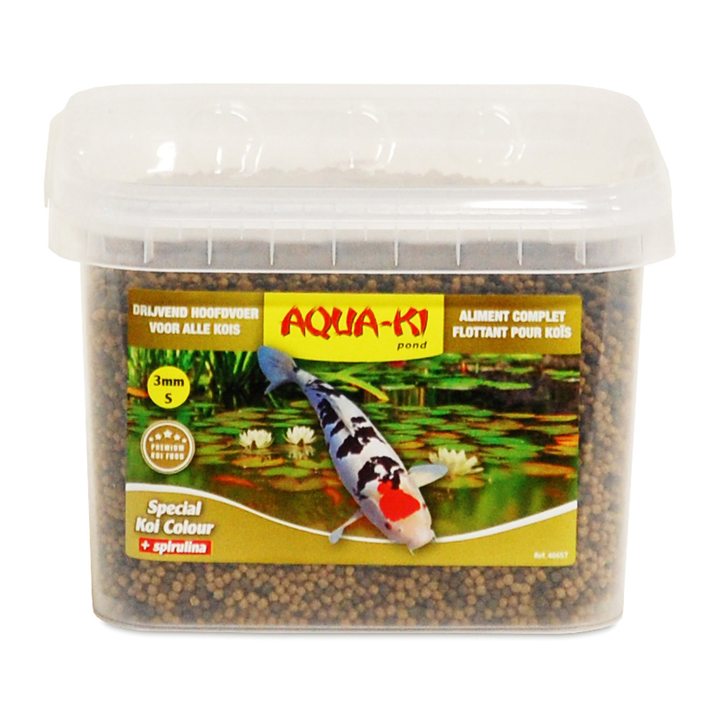 AQUA-KI KOI COULEUR 3 MM SEAU 3,5 L - 1,33 KG