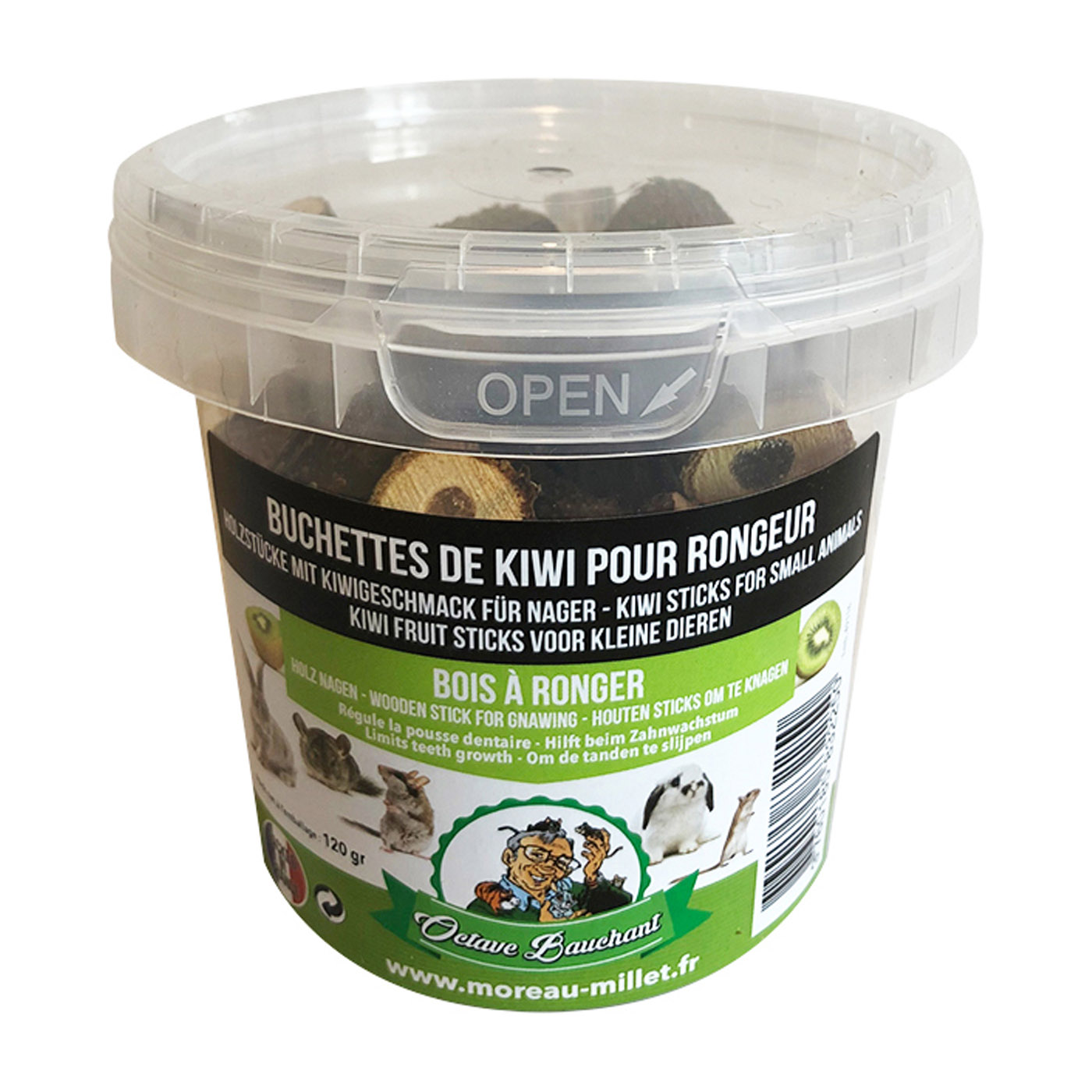 BUCHETTES KIWI EN SEAU 120G