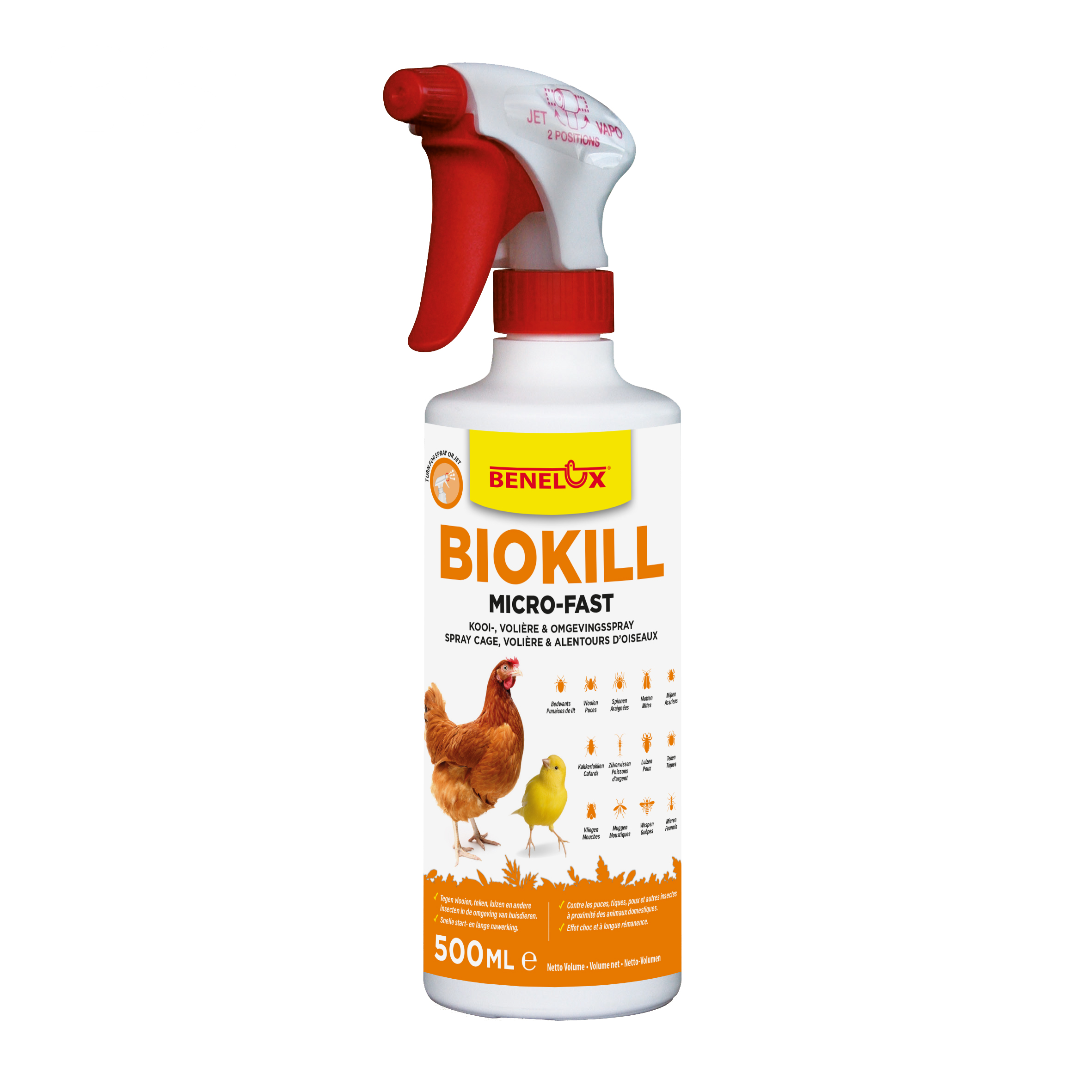 BIO KILL MICRO-FAST (2916B) VOGELS 500 ML