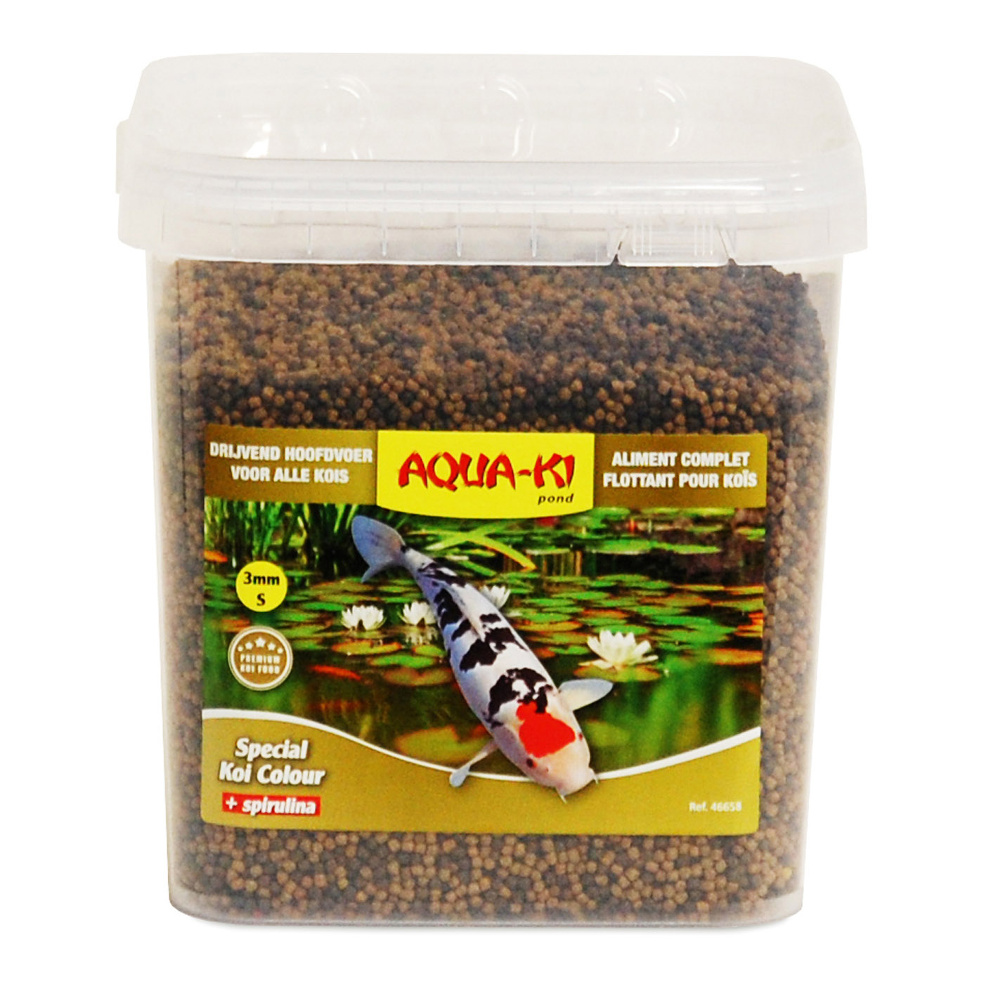 AQUA-KI KOI COULEUR 3 MM SEAU 5,4 L - 2,05 KG