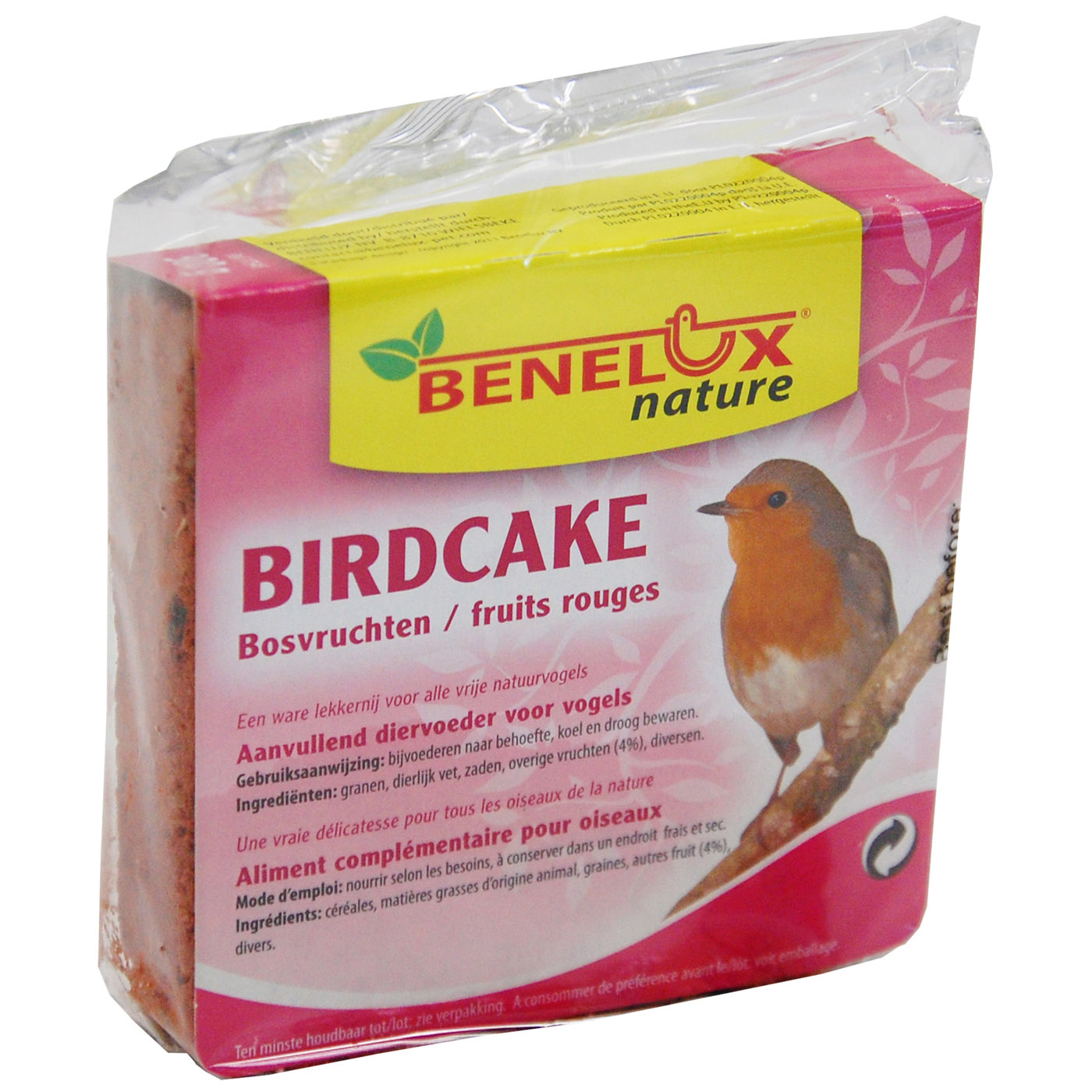 BIRDCAKE FRUITS ROUGES POUR OISEAUX DU CIEL