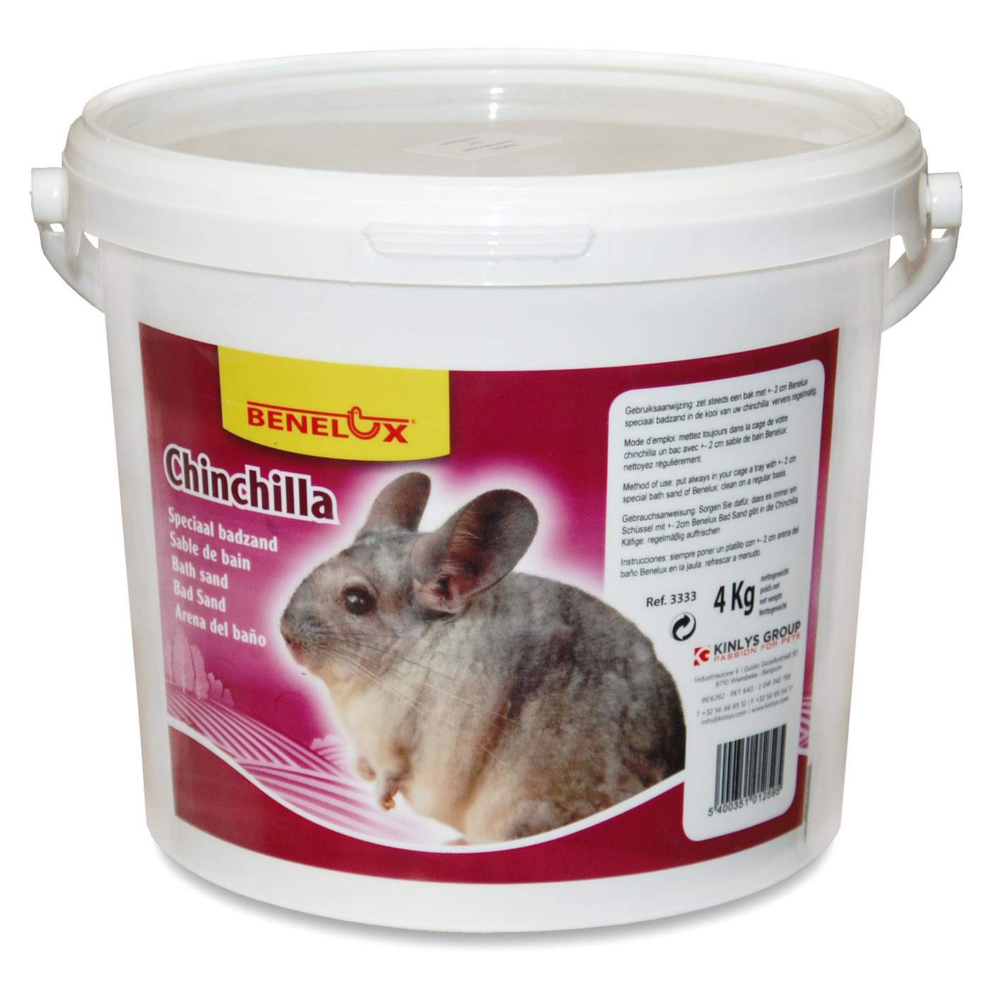 CHINCHILLA BADZAND 4 KG EMMER