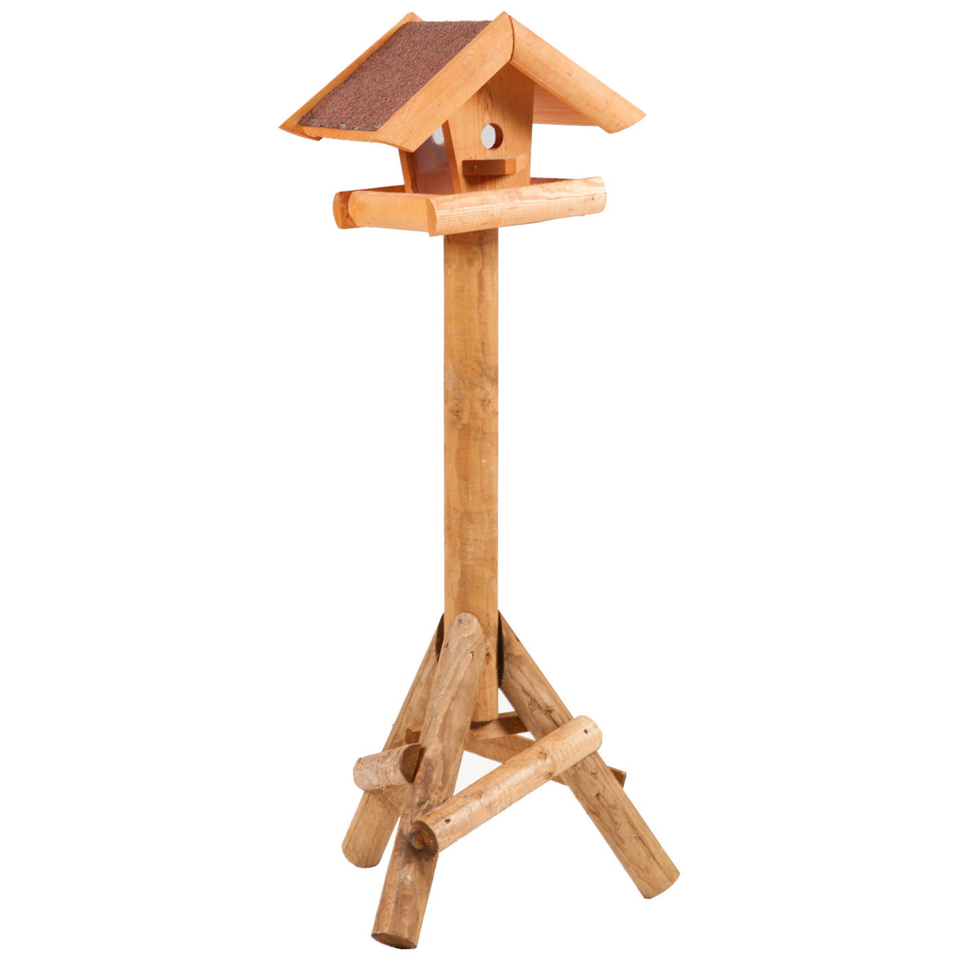 HELSINKI BIRDHOUSE+FEEDER WOOD ( KIT)