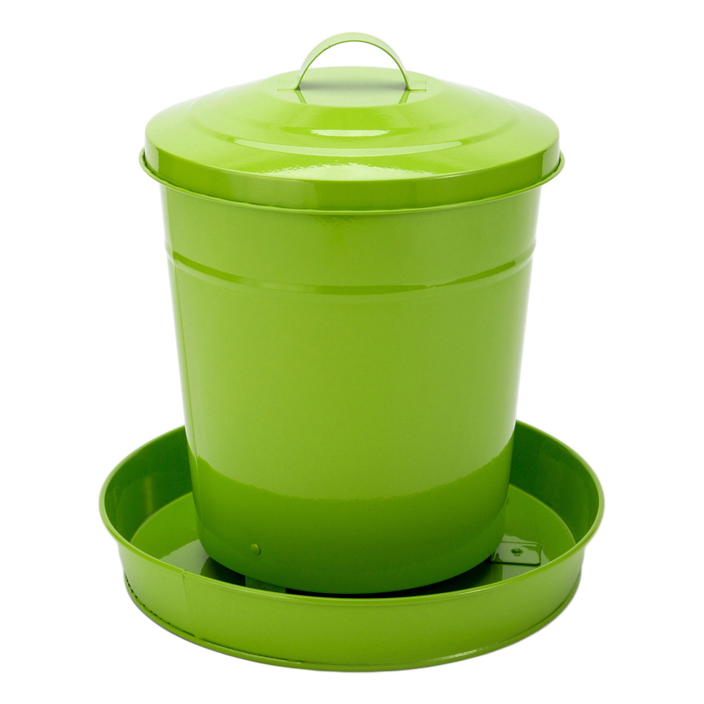 MANGEOIRE EN MÉTAL VERT LIME 4 KG