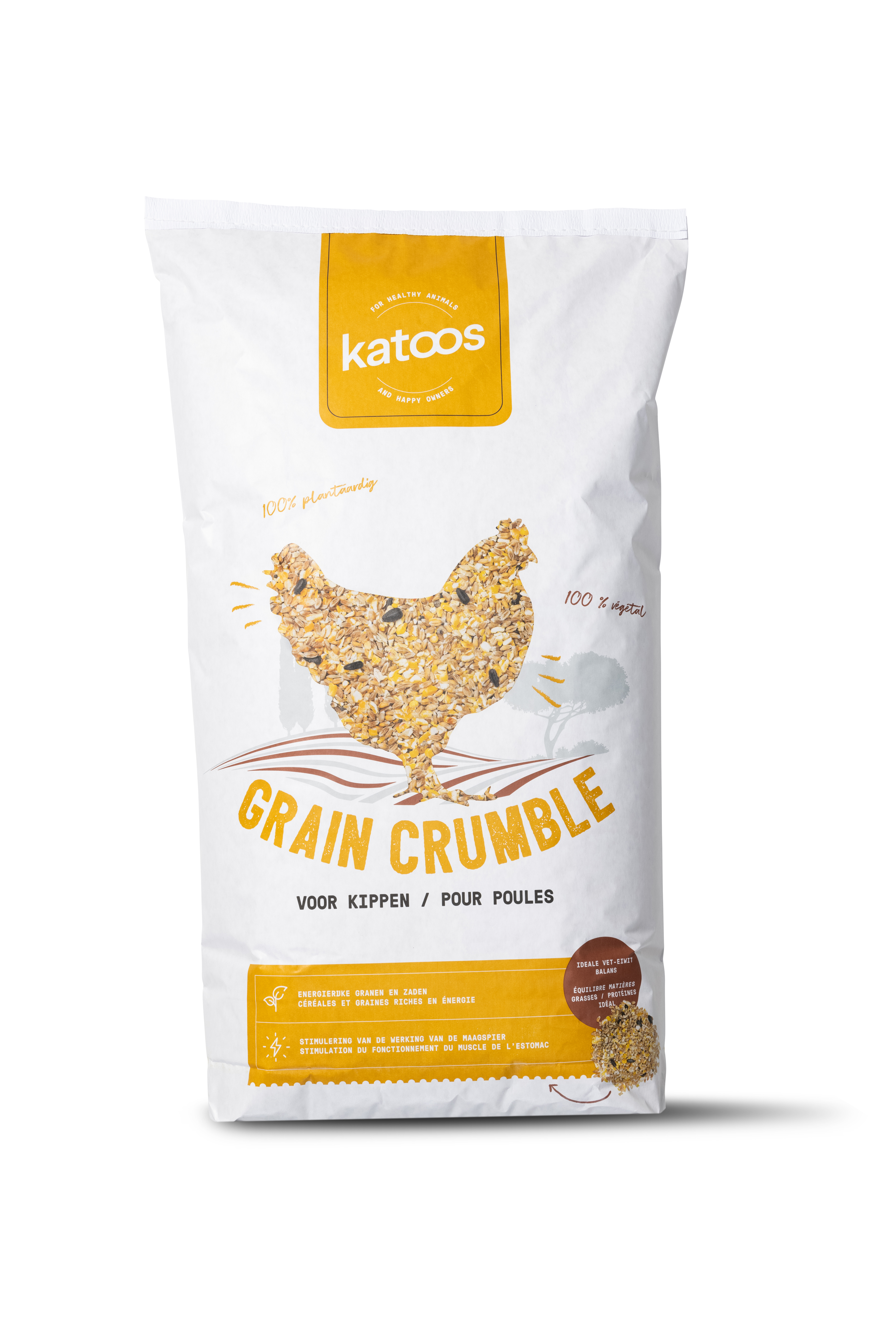 KATOOS GRAIN CRUMBLE MIX CHICKEN 18KG