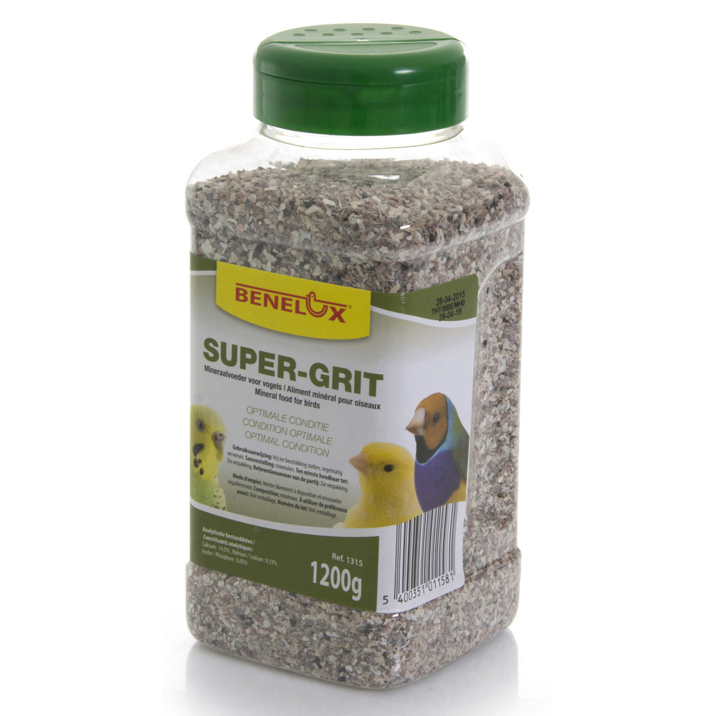 SUPER-GRIT SCATTER CAN 1200G FOR BIRDS