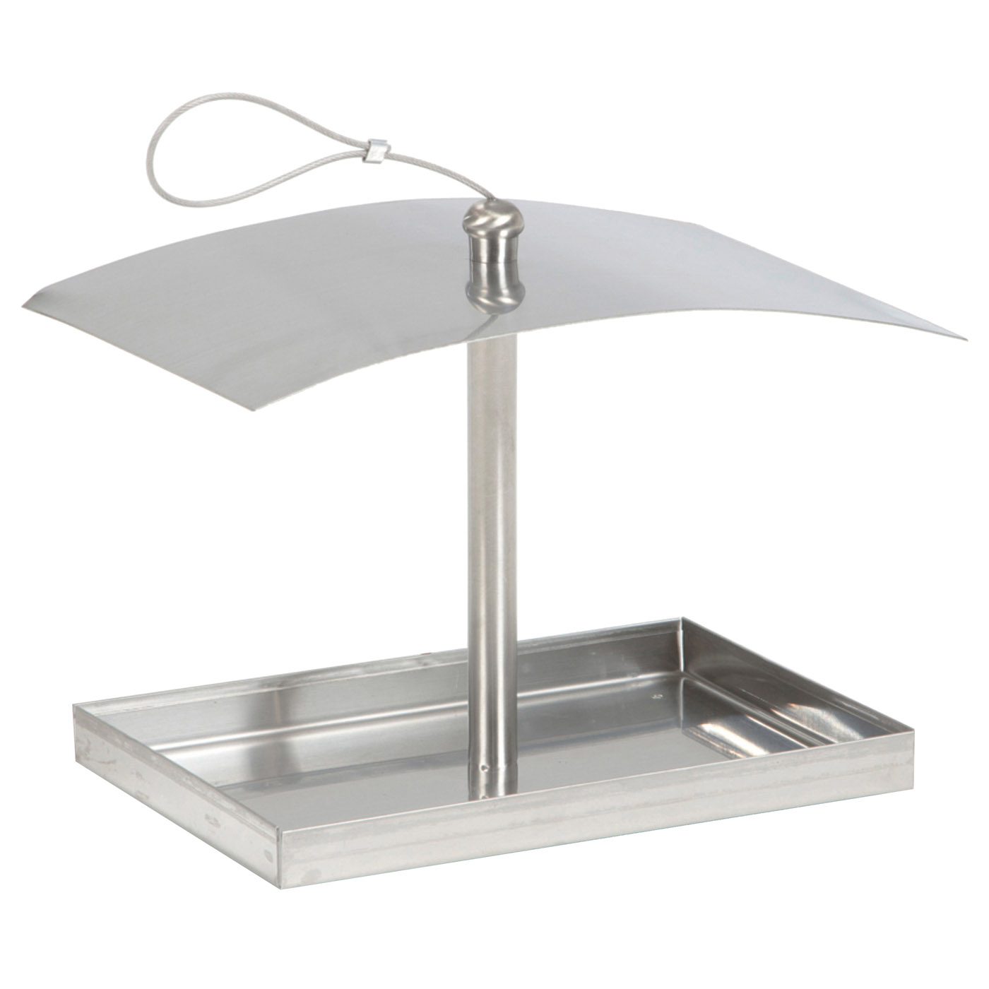 STAINLESS STEEL WILDBIRDHOUSE SQUARE