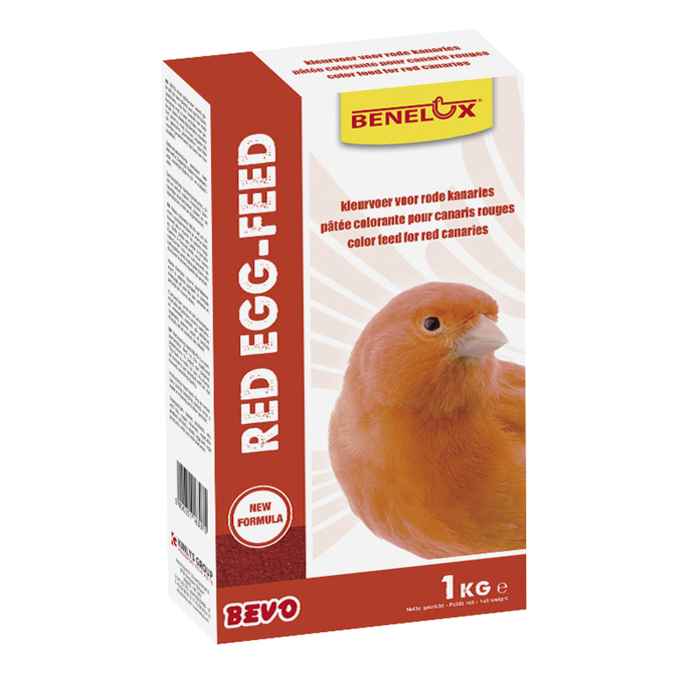 BEVO NOURRITURE AUX OEUFS ROUGE 1 KG BOÎTE 