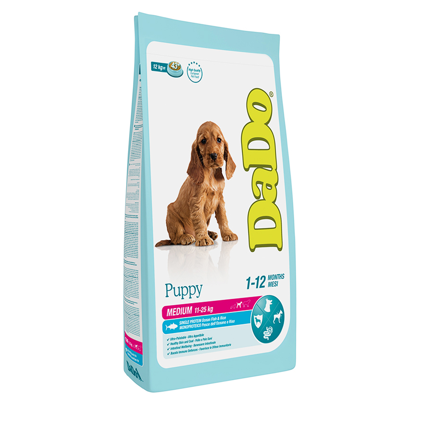 DADO PUPPY MIDDELGROTE RASSEN VIS EN RIJST 3 KG