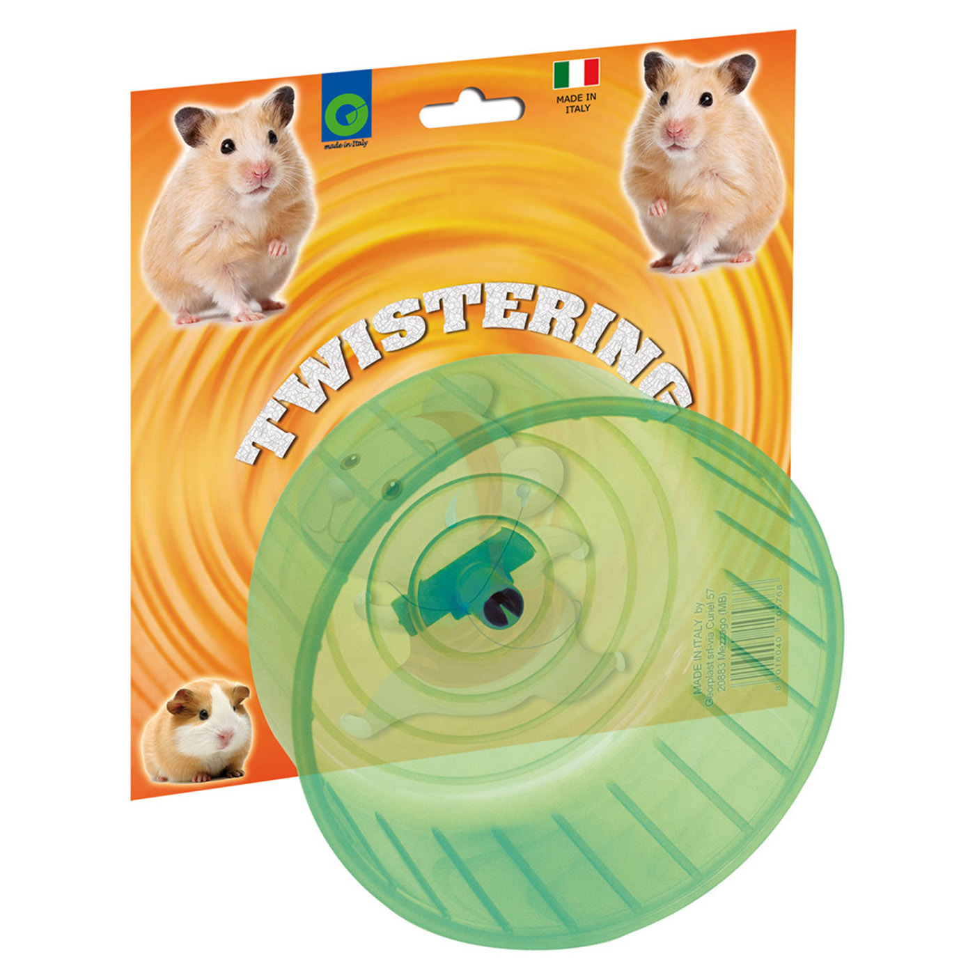 HAMSTERWIEL PLASTIC DIAMETER 14,5 CM