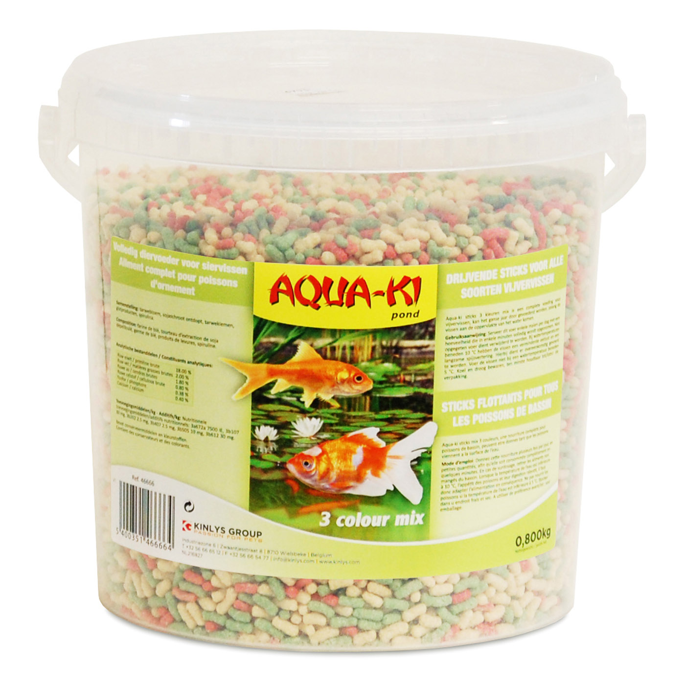 AQUA-KI STICKS 3 COLOUR MIX 10 L - 0,8 KG BUCKET