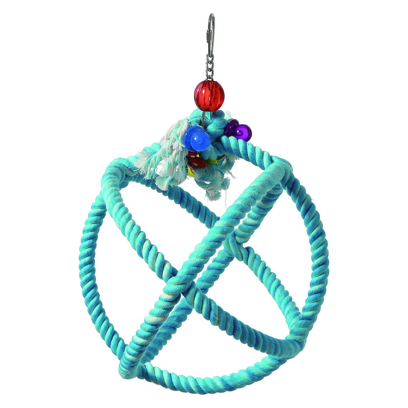 BIRD TOY ROPE ORBITER PERCH N SWING SMALL