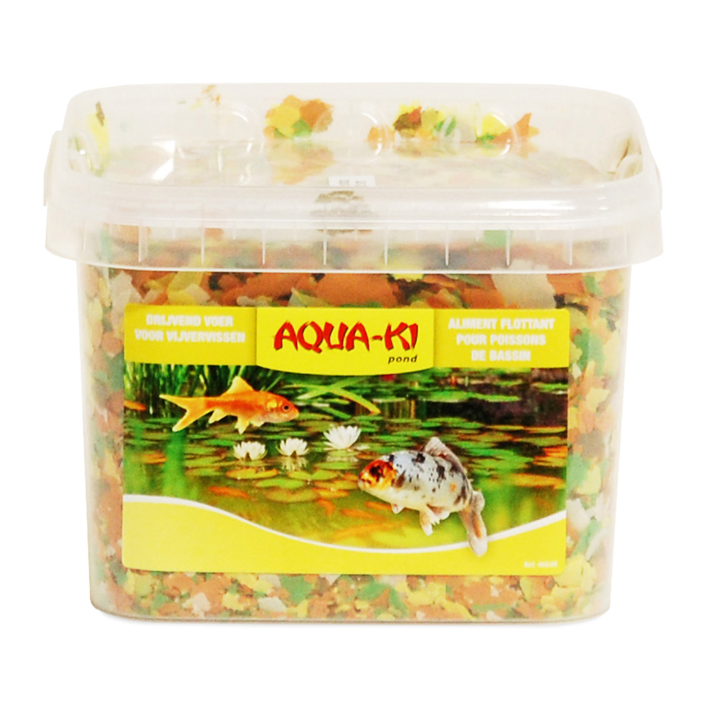 AQUA-KI JAUNE FLOCONS BASSIN SEAU 3,5 L - 0,41 KG